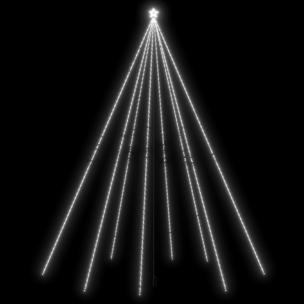 LED-kerstboom binnen buiten 1300 LEDs koud wit 8 m is nu te koop bij PeponiXL, paradijselijk wonen!