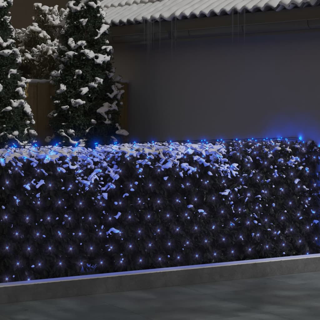 Kerstnetverlichting 544 LED's binnen en buiten 4x4 m blauw is nu te koop bij PeponiXL, paradijselijk wonen!
