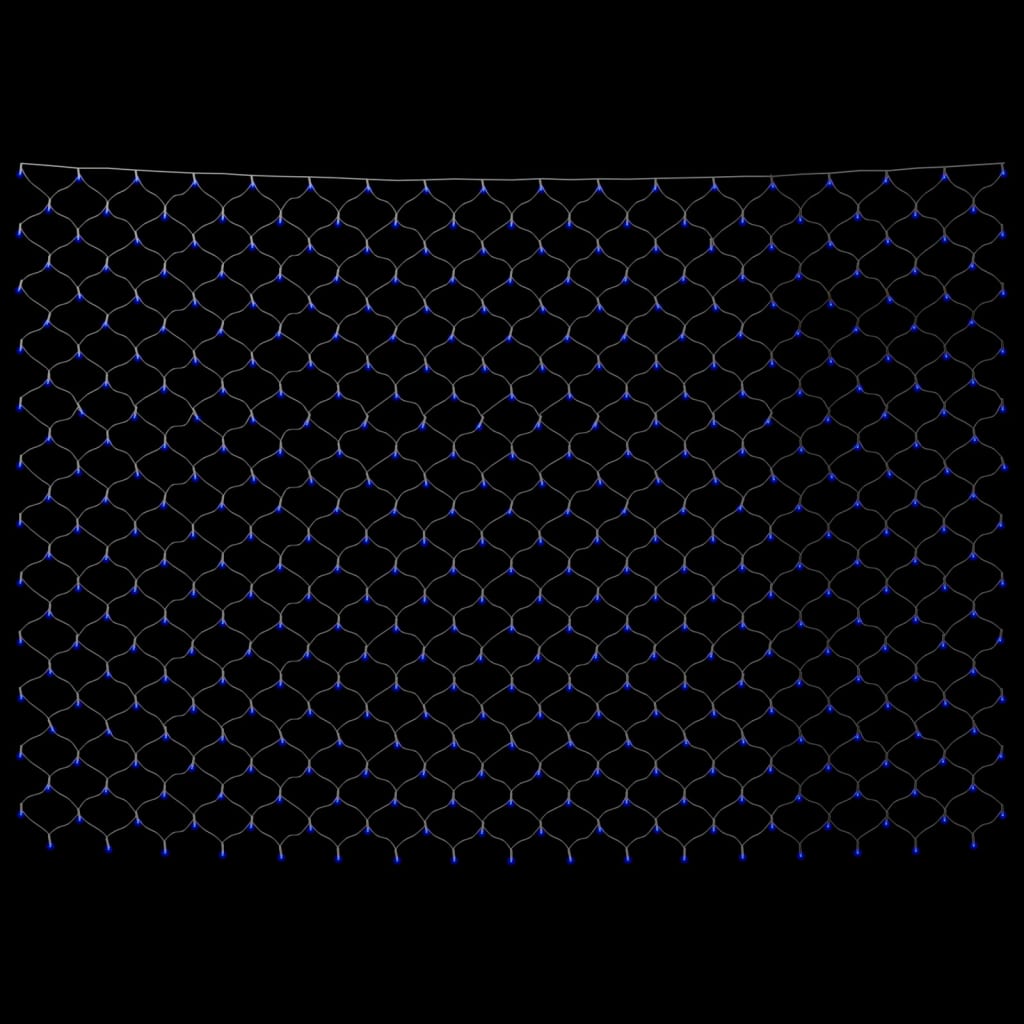 Kerstnetverlichting 544 LED's binnen en buiten 4x4 m blauw is nu te koop bij PeponiXL, paradijselijk wonen!