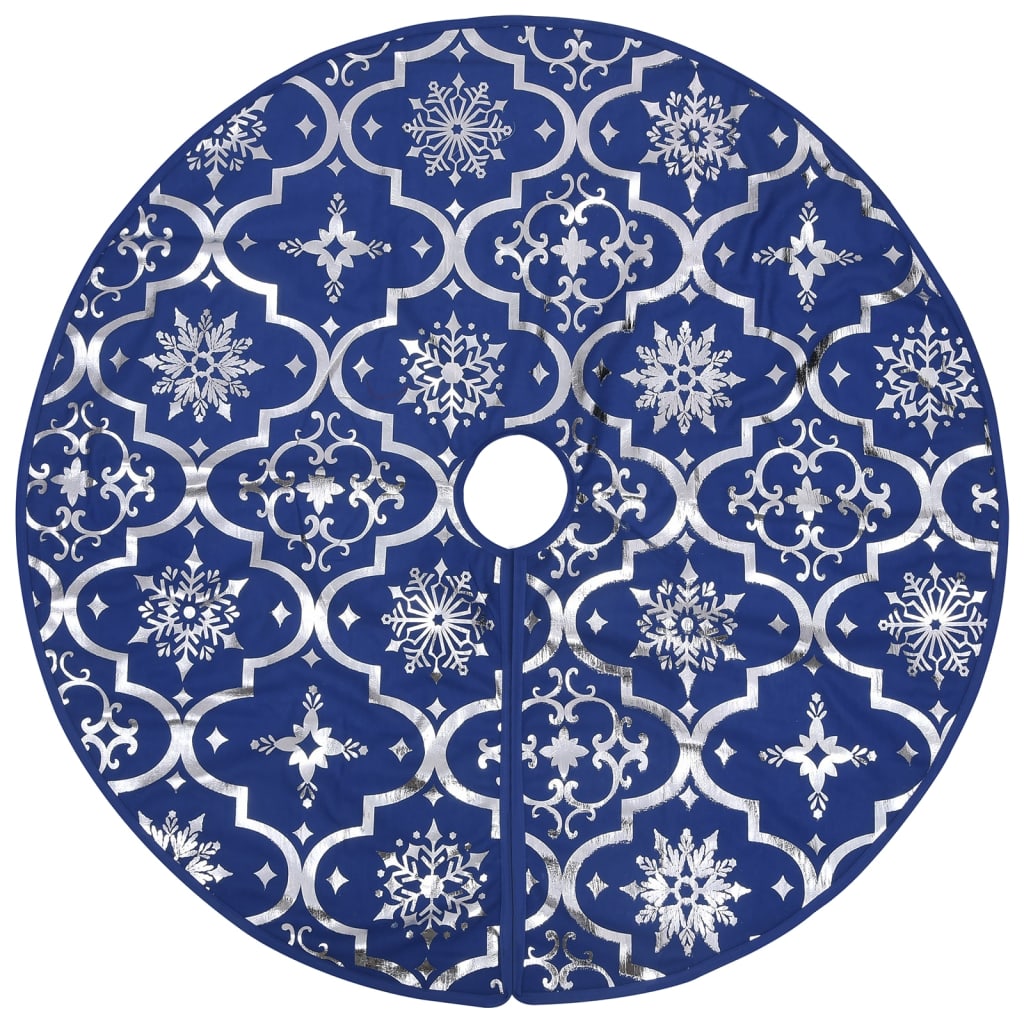 Kerstboomrok luxe met sok 90 cm stof blauw is nu te koop bij PeponiXL, paradijselijk wonen!