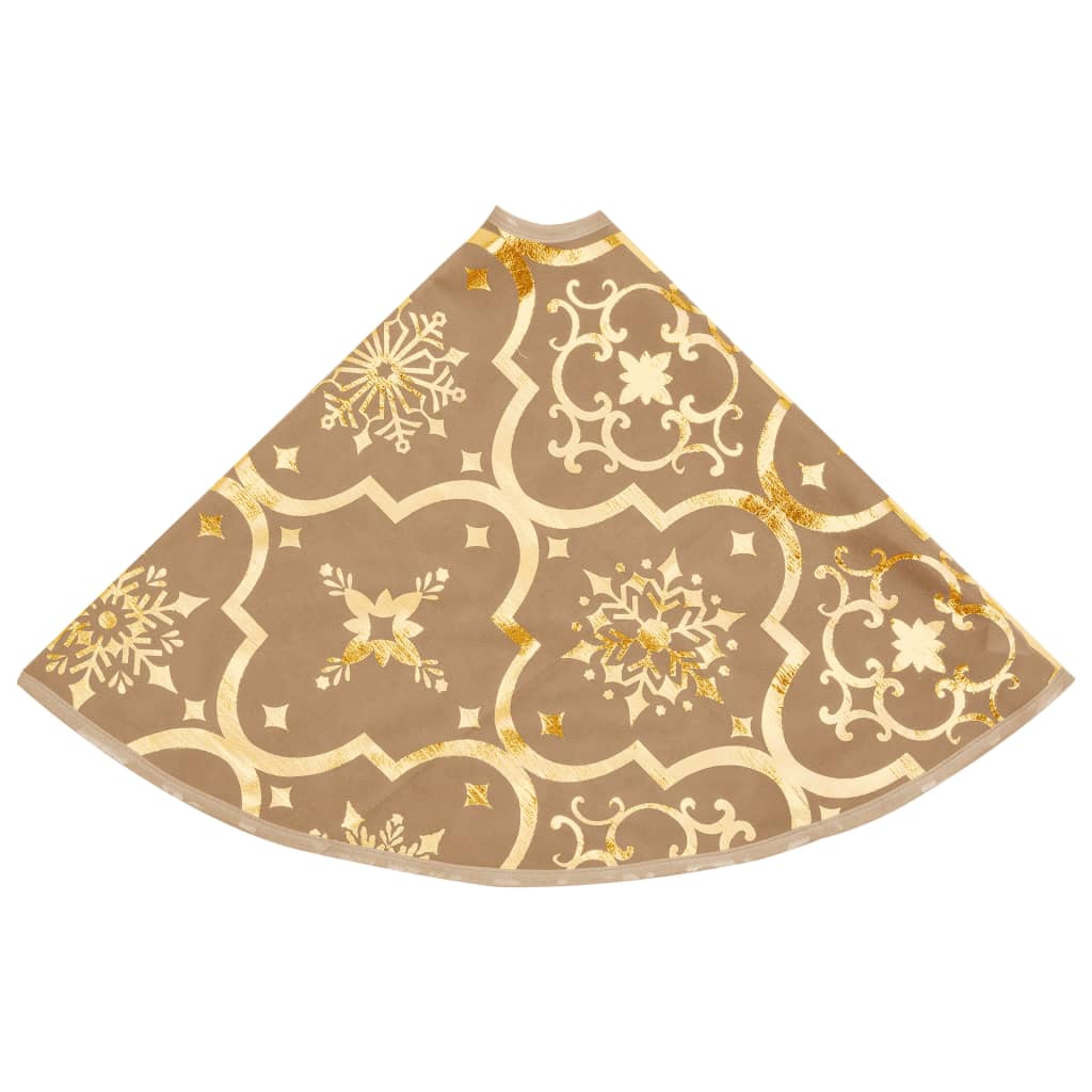 Kerstboomrok luxe met sok 150 cm stof geel is nu te koop bij PeponiXL, paradijselijk wonen!