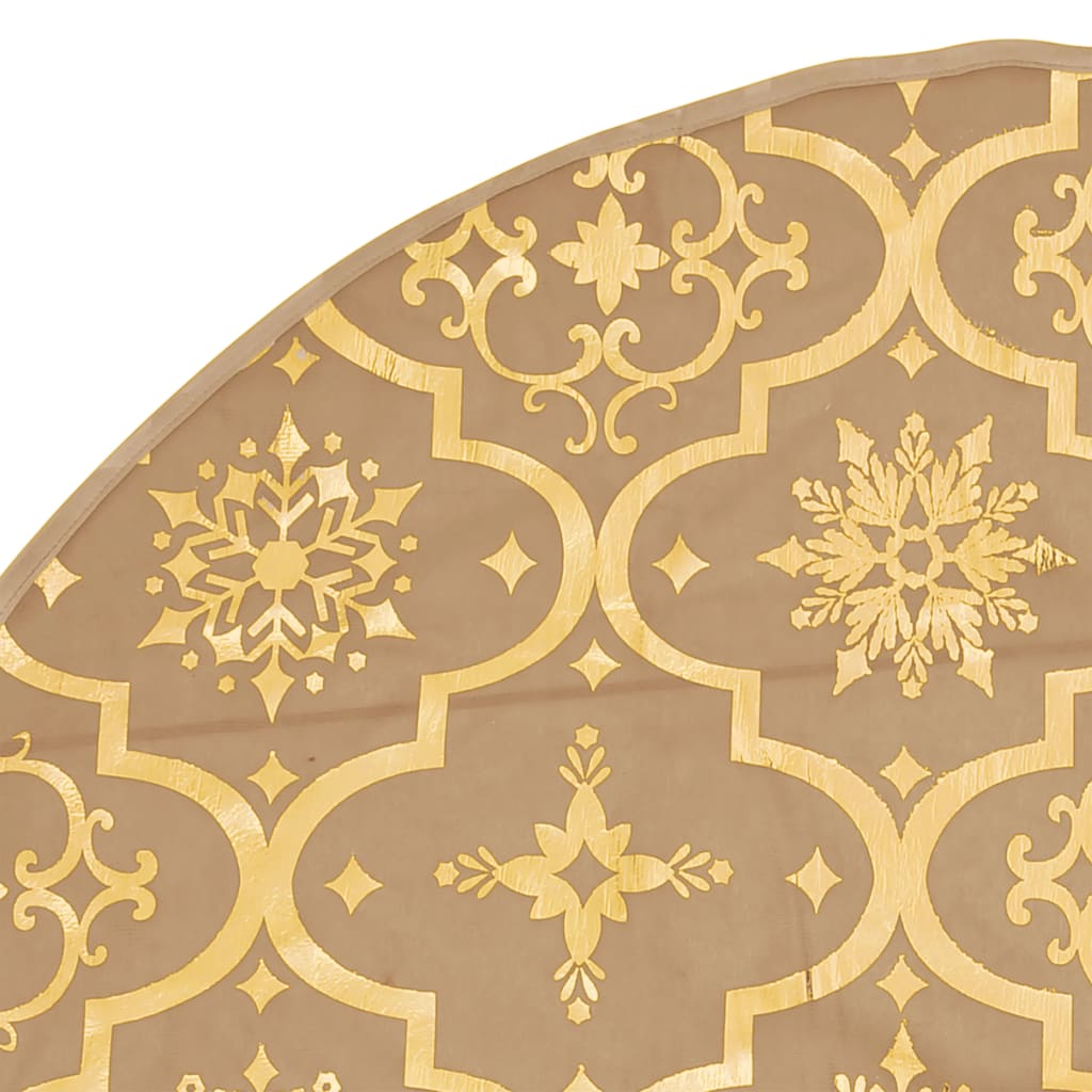 Kerstboomrok luxe met sok 150 cm stof geel is nu te koop bij PeponiXL, paradijselijk wonen!