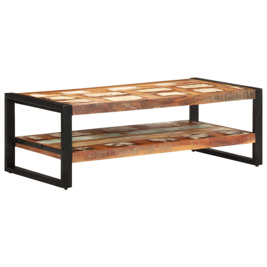 Salontafel 120x60x40 cm massief gerecycled hout is nu te koop bij PeponiXL, paradijselijk wonen!