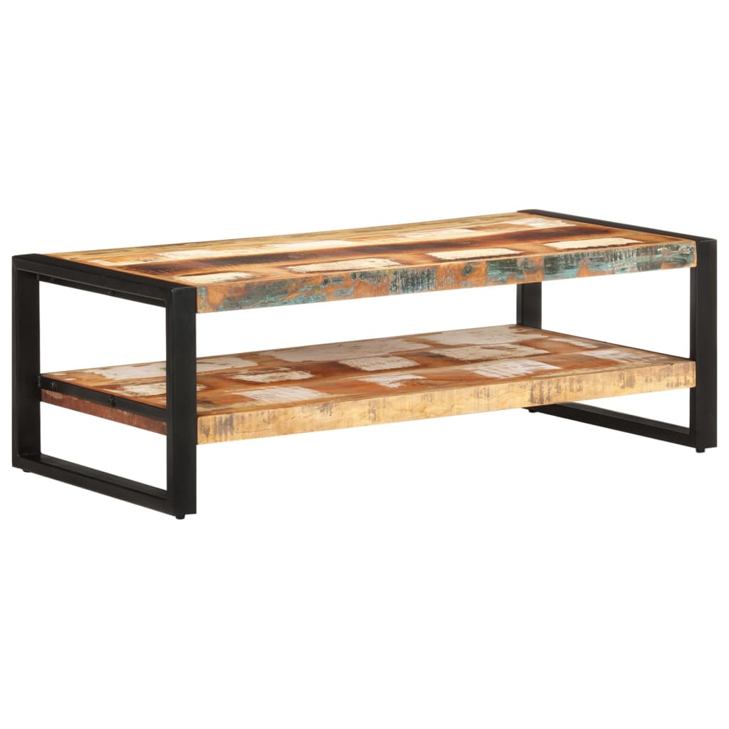 Salontafel 120x60x40 cm massief gerecycled hout is nu te koop bij PeponiXL, paradijselijk wonen!