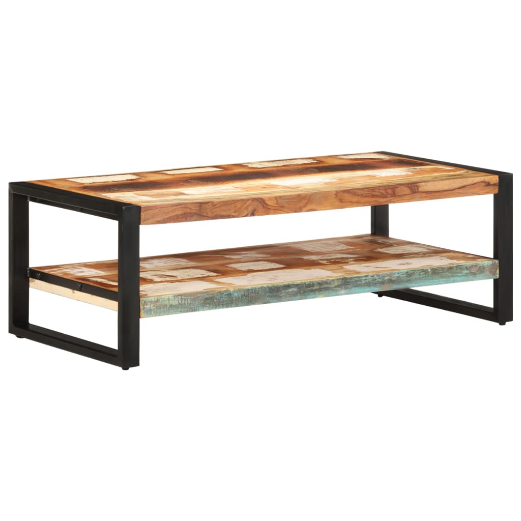 Salontafel 120x60x40 cm massief gerecycled hout is nu te koop bij PeponiXL, paradijselijk wonen!
