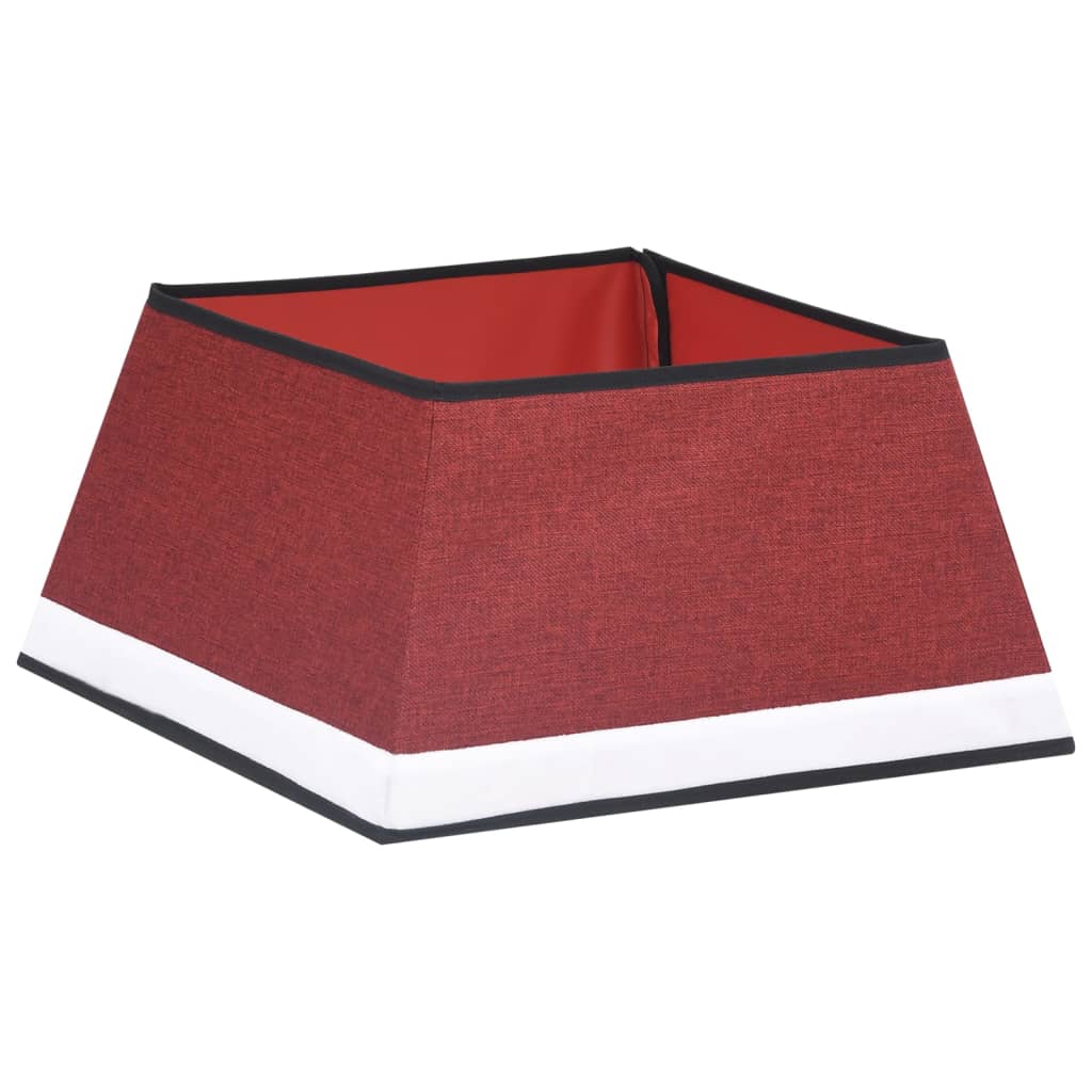 Kerstboomrok 48x48x25 cm rood en wit is nu te koop bij PeponiXL, paradijselijk wonen!