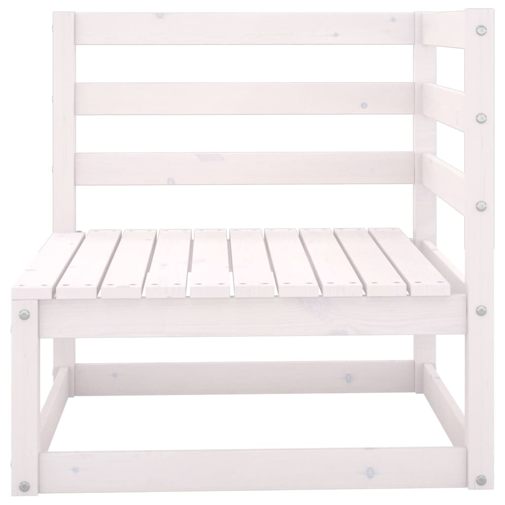 4-delige Loungeset massief grenenhout wit is nu te koop bij PeponiXL, paradijselijk wonen!