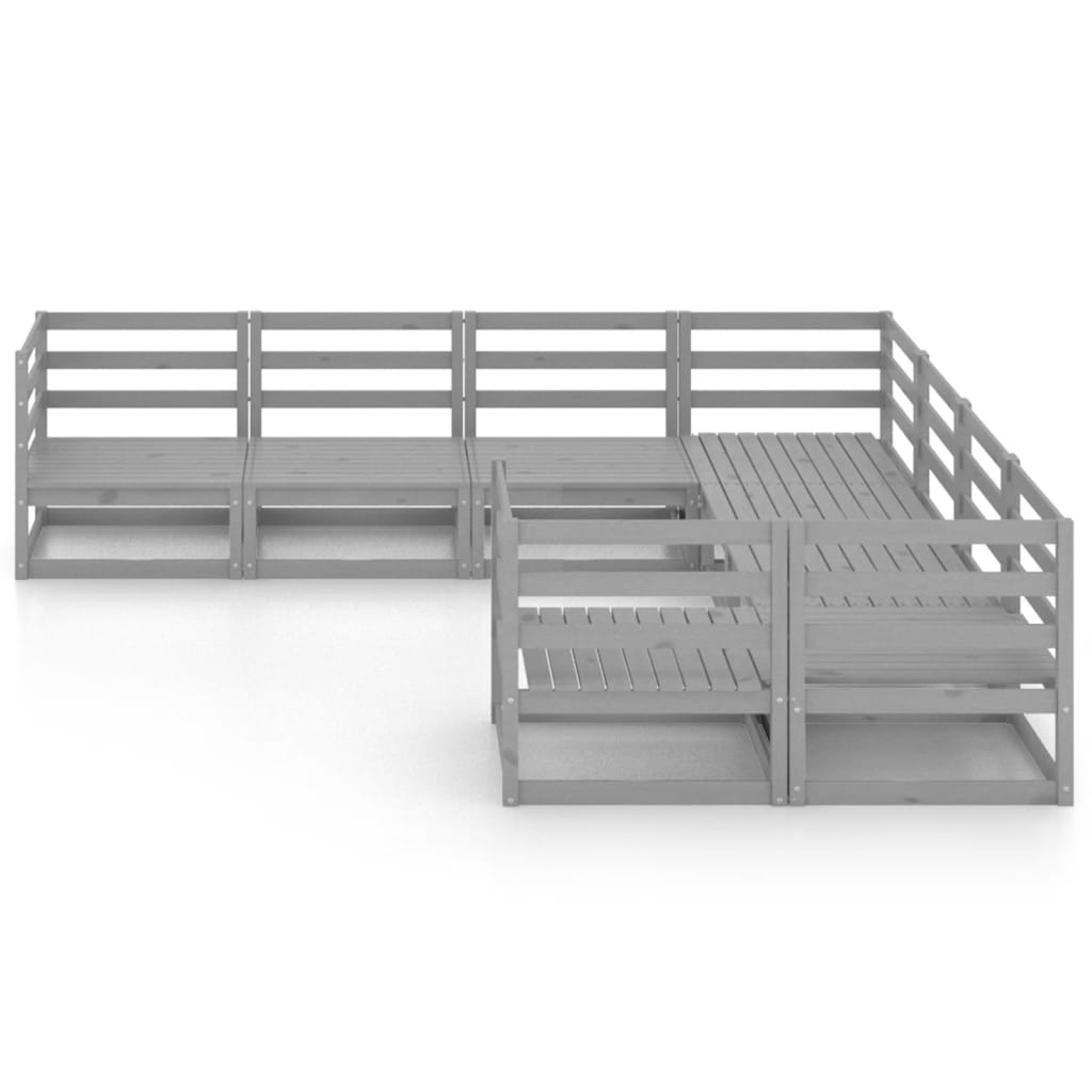 8-delige Loungeset massief grenenhout is nu te koop bij PeponiXL, paradijselijk wonen!