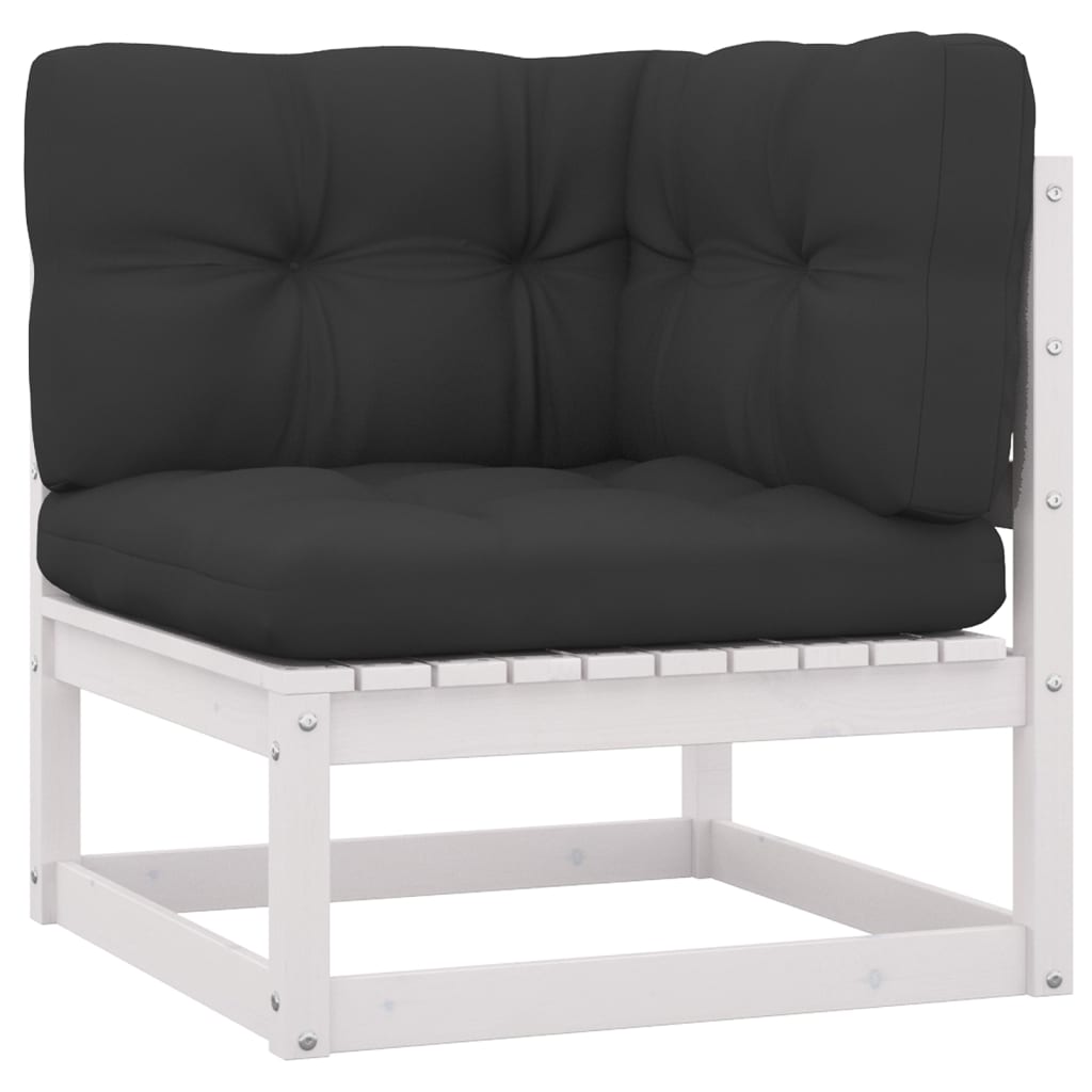 5-delige Loungeset met kussens massief grenenhout is nu te koop bij PeponiXL, paradijselijk wonen!