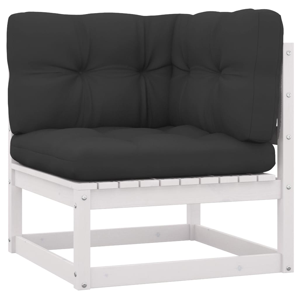4-delige Loungeset met kussens massief grenenhout is nu te koop bij PeponiXL, paradijselijk wonen!
