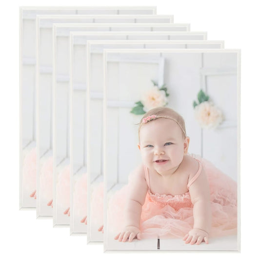 Fotolijsten 5 st voor wand of tafel 70x90 cm MDF zilverkleurig is nu te koop bij PeponiXL, paradijselijk wonen!