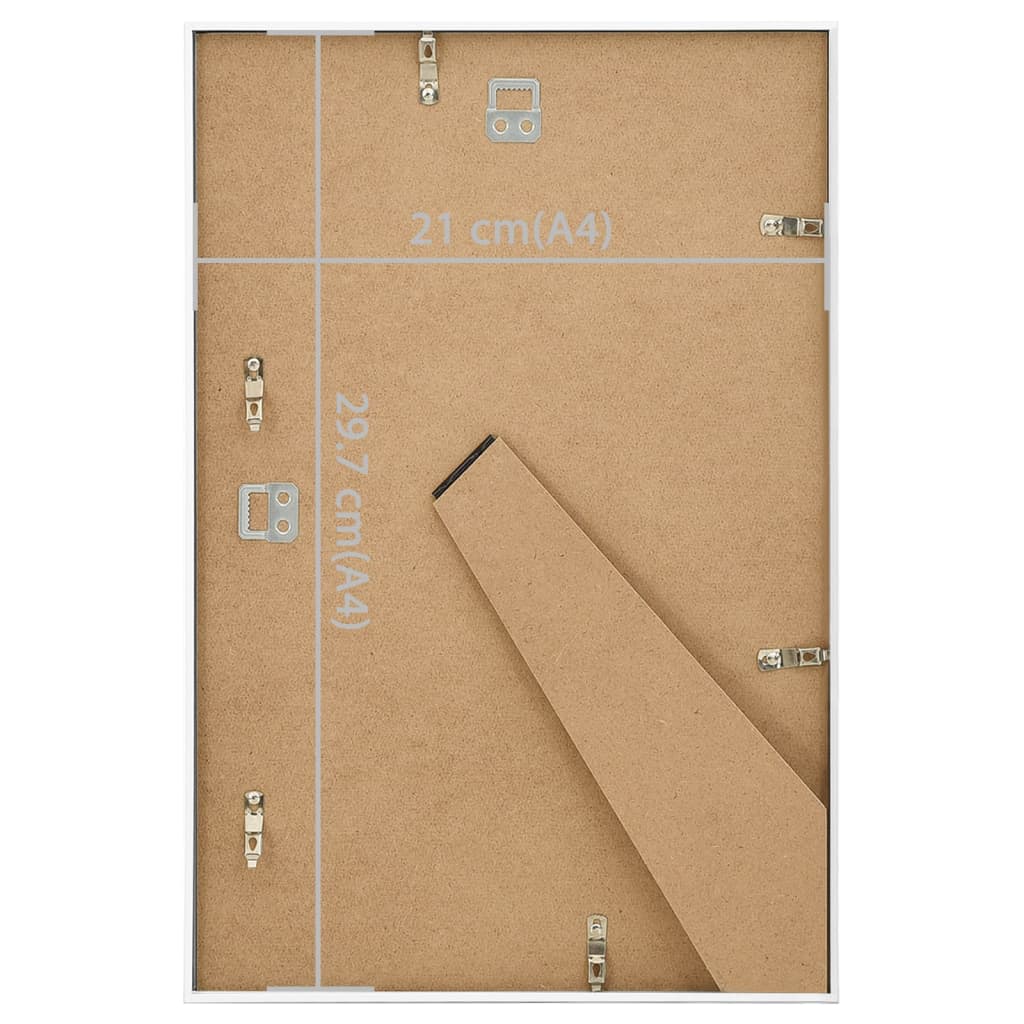 Fotolijsten 3 st voor wand of tafel 21x29,7 cm MDF wit is nu te koop bij PeponiXL, paradijselijk wonen!