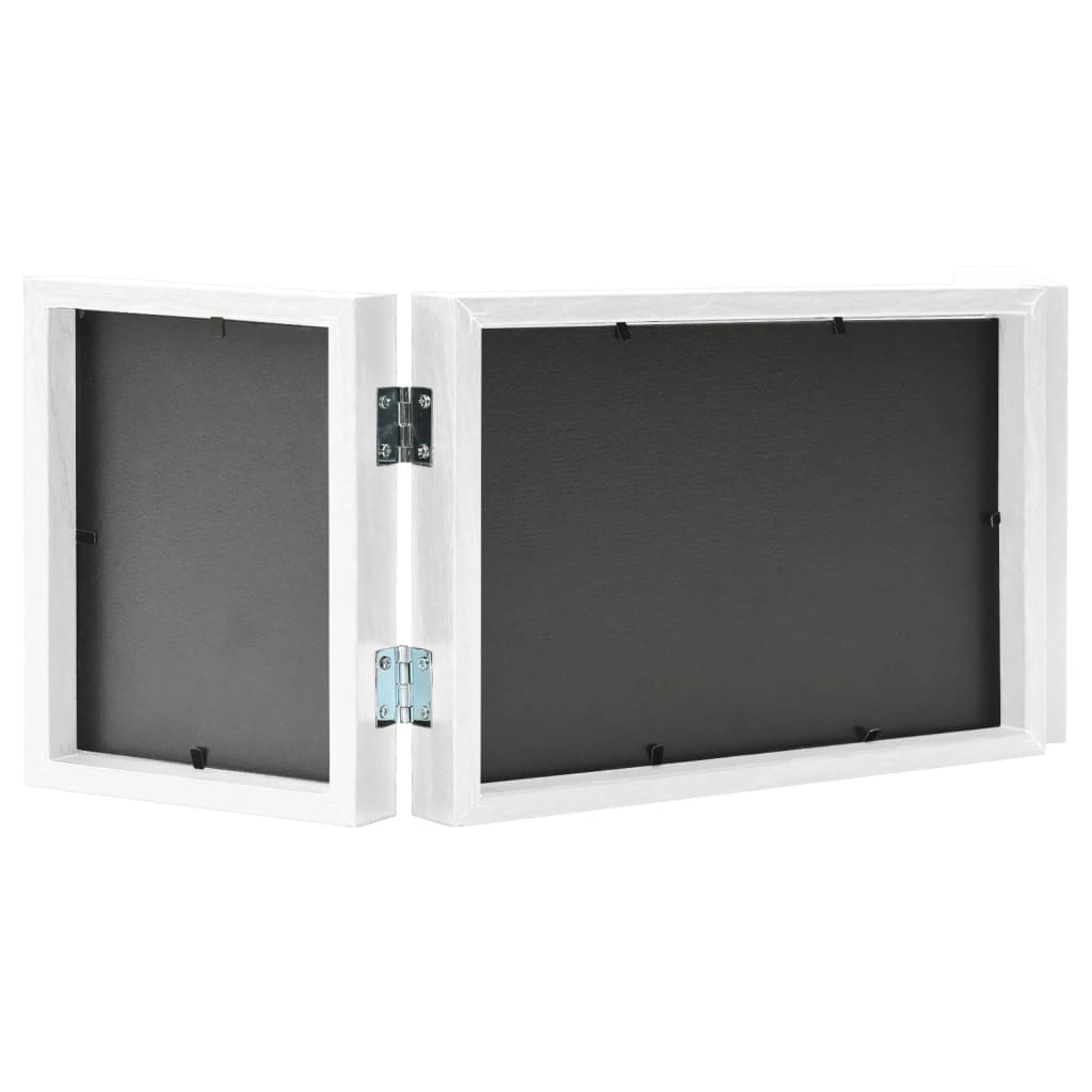 Fotolijst drieluik 28x18 cm+2x(13x18 cm) wit is nu te koop bij PeponiXL, paradijselijk wonen!