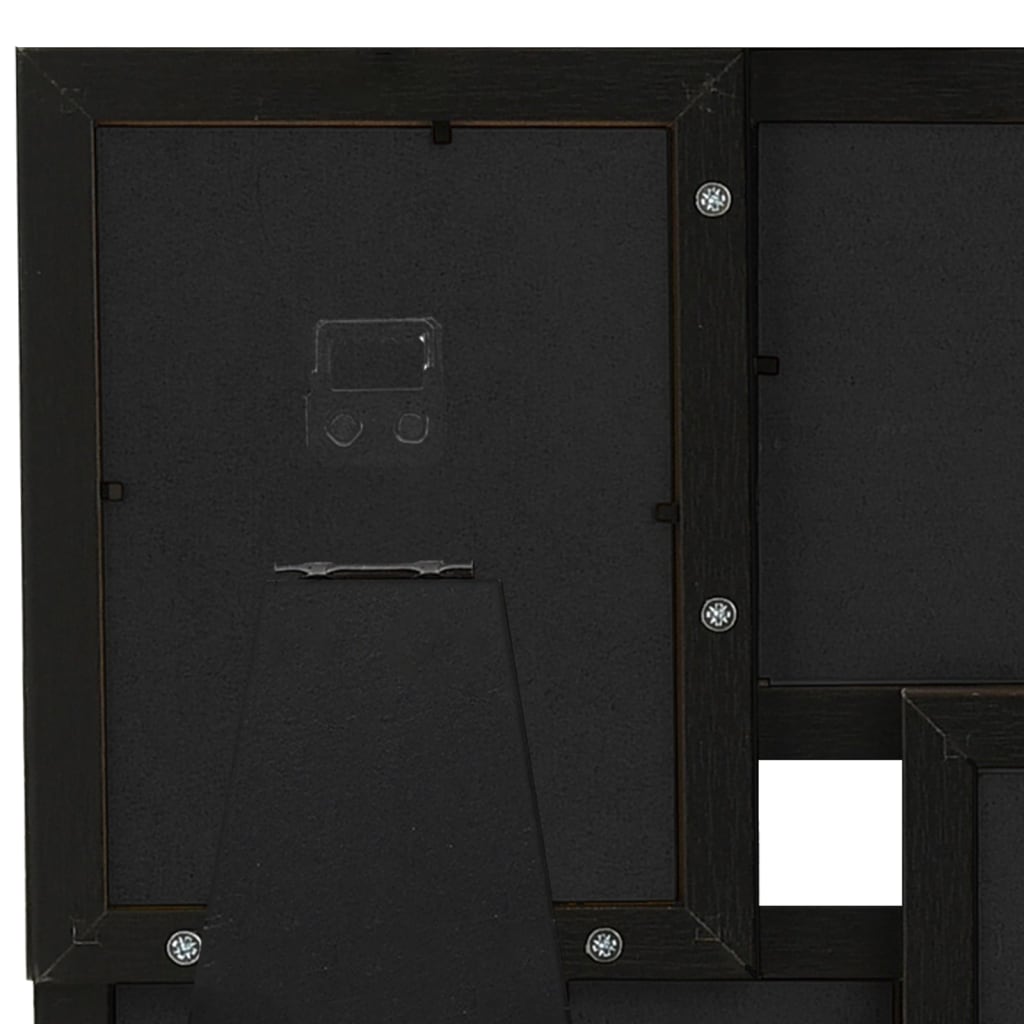 Fotolijst voor 4x(10x15 cm) foto MDF zwart is nu te koop bij PeponiXL, paradijselijk wonen!
