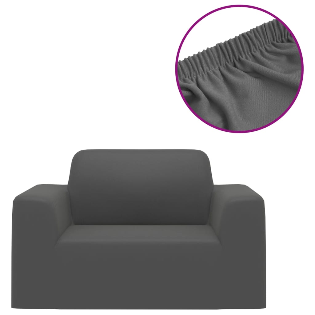 Bankhoes stretch polyester jersey antraciet is nu te koop bij PeponiXL, paradijselijk wonen!