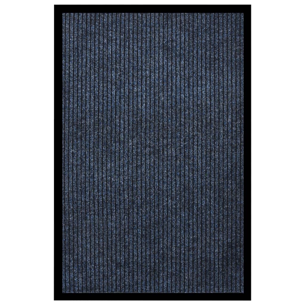 Deurmat 80x120 cm gestreept blauw is nu te koop bij PeponiXL, paradijselijk wonen!