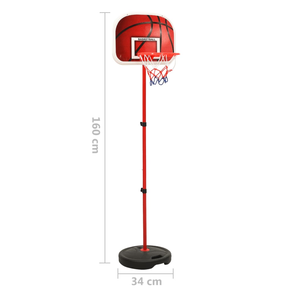 Kinderbasketbalset verstelbaar 160 cm is nu te koop bij PeponiXL, paradijselijk wonen!