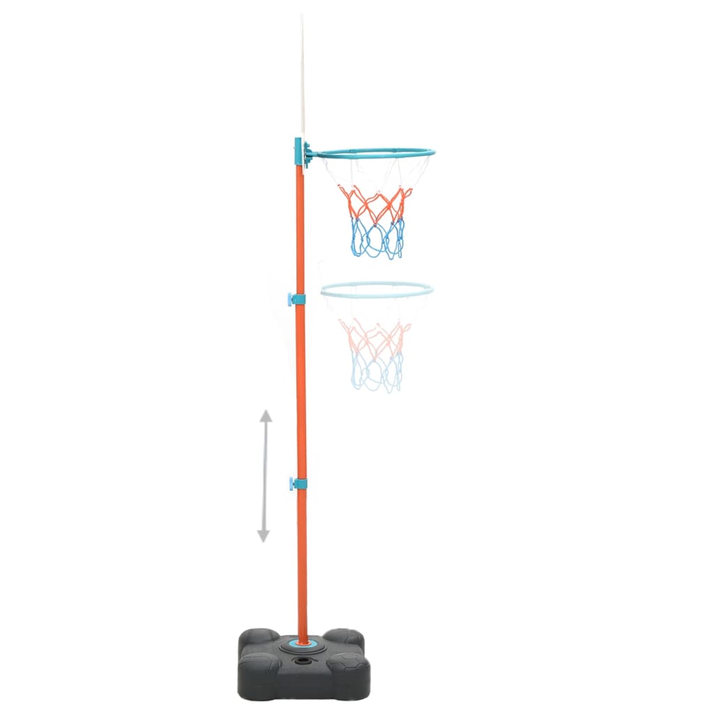 Basketbalset draagbaar verstelbaar 109-141 cm is nu te koop bij PeponiXL, paradijselijk wonen!