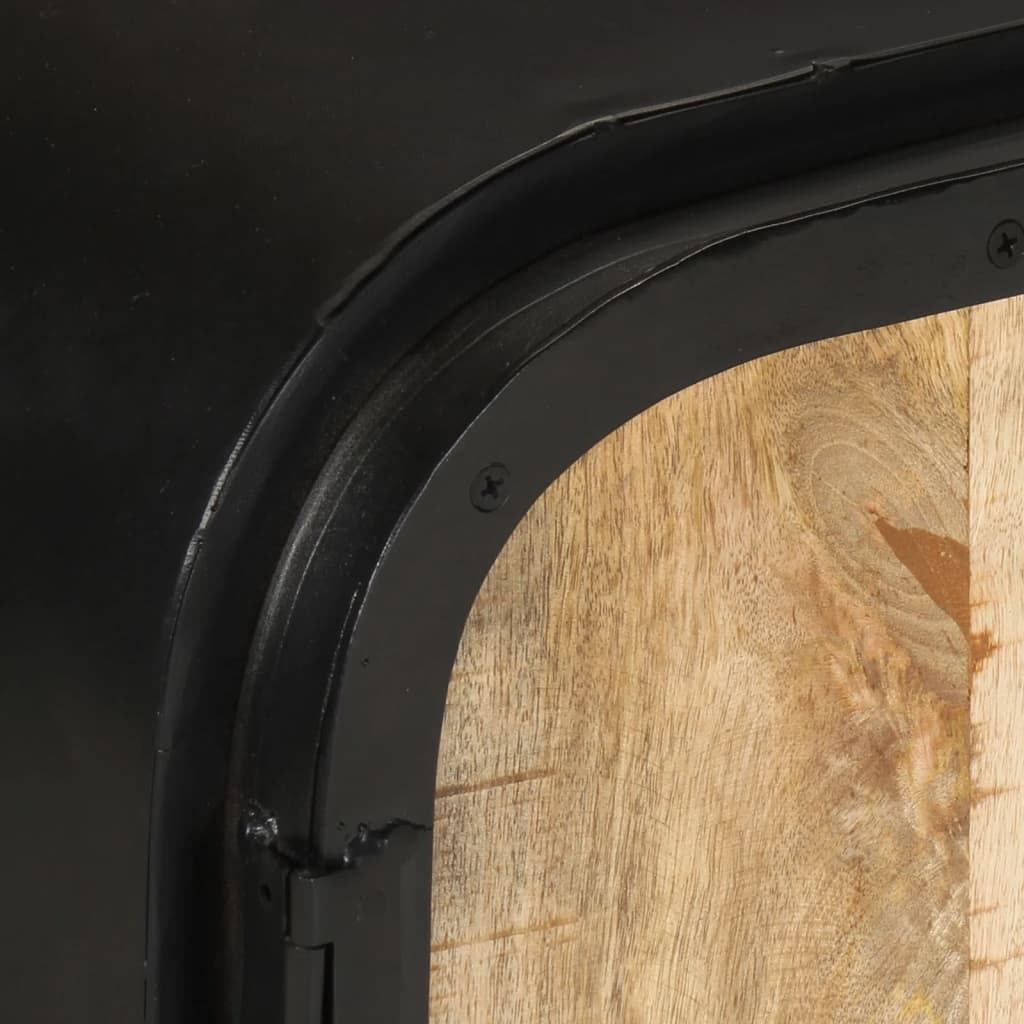 Tv-meubel 110x30x45 cm ruw mangohout is nu te koop bij PeponiXL, paradijselijk wonen!