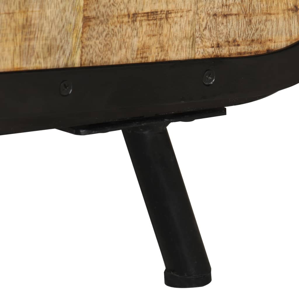 Tv-meubel 110x30x45 cm ruw mangohout is nu te koop bij PeponiXL, paradijselijk wonen!