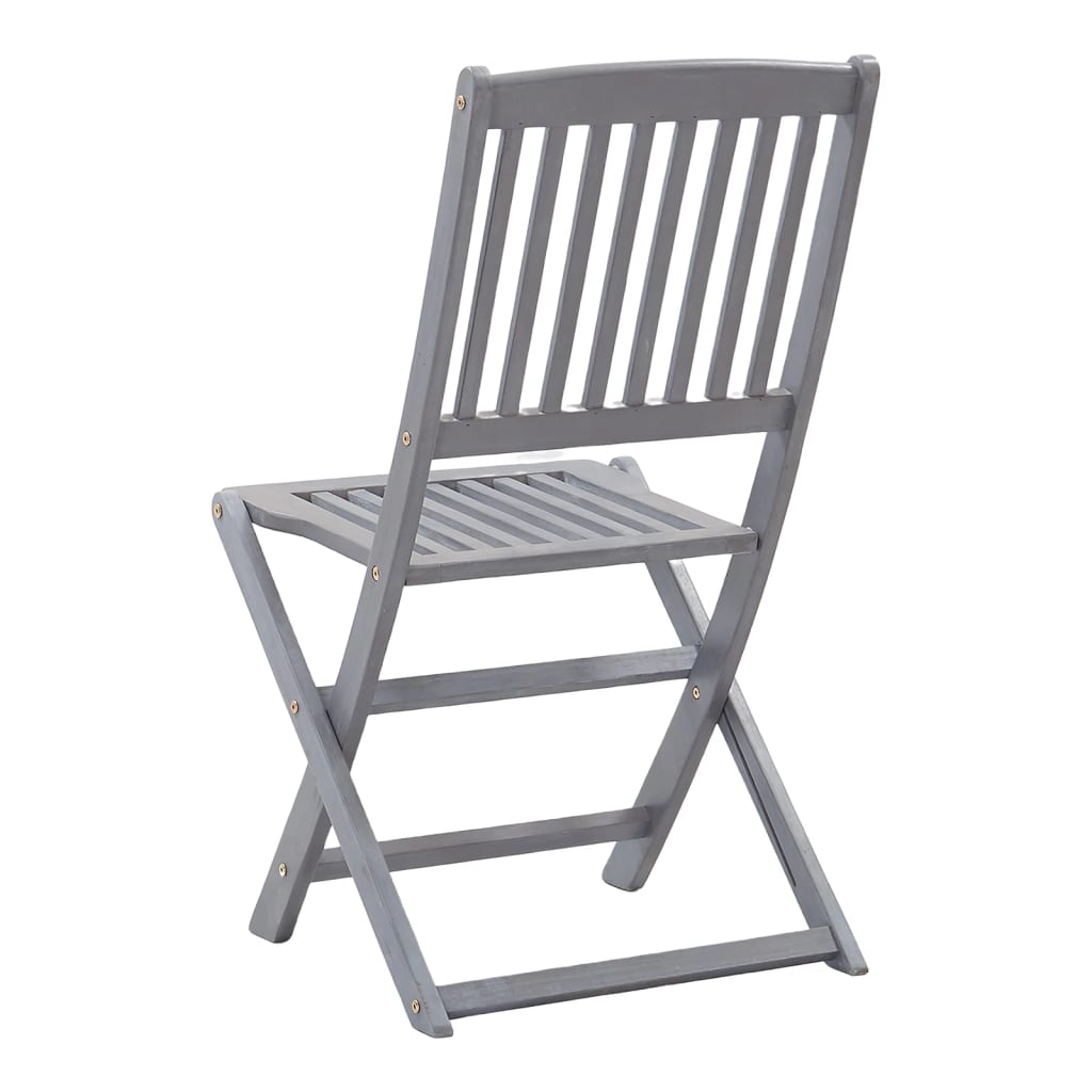 Tuinstoelen 8 st inklapbaar massief acaciahout is nu te koop bij PeponiXL, paradijselijk wonen!