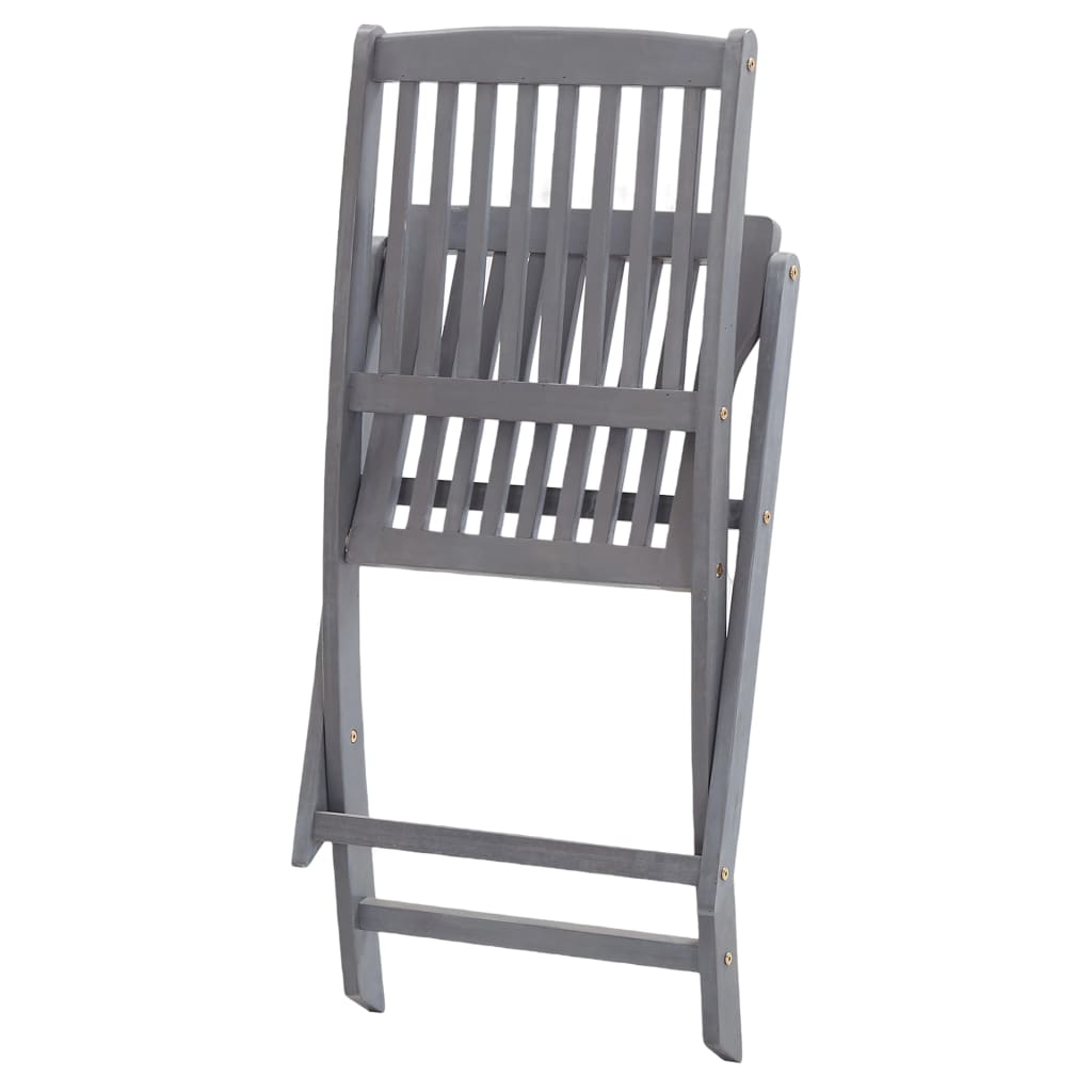 Tuinstoelen 8 st inklapbaar met kussens massief acaciahout is nu te koop bij PeponiXL, paradijselijk wonen!