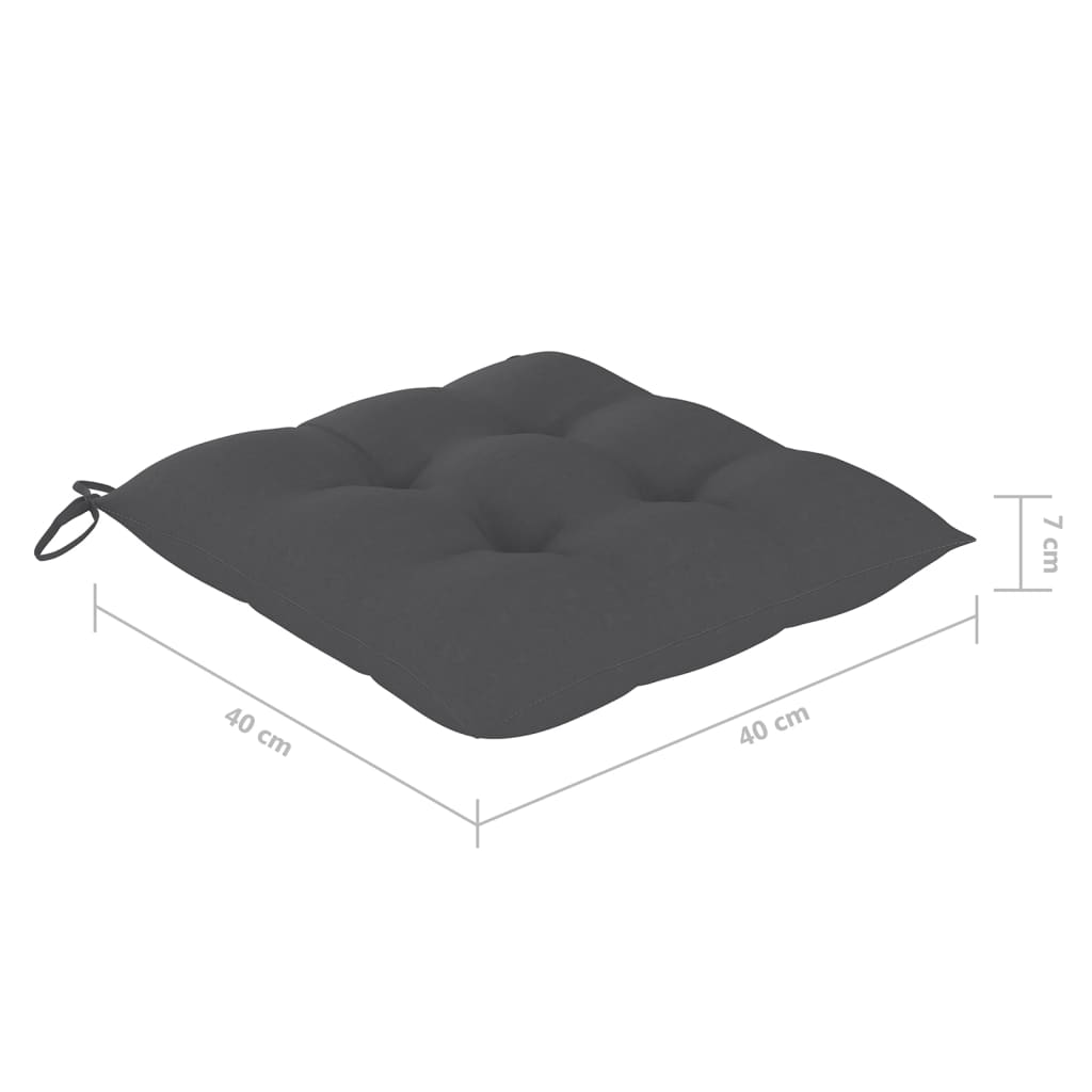 Tuinstoelen 8 st inklapbaar met kussens massief acaciahout is nu te koop bij PeponiXL, paradijselijk wonen!