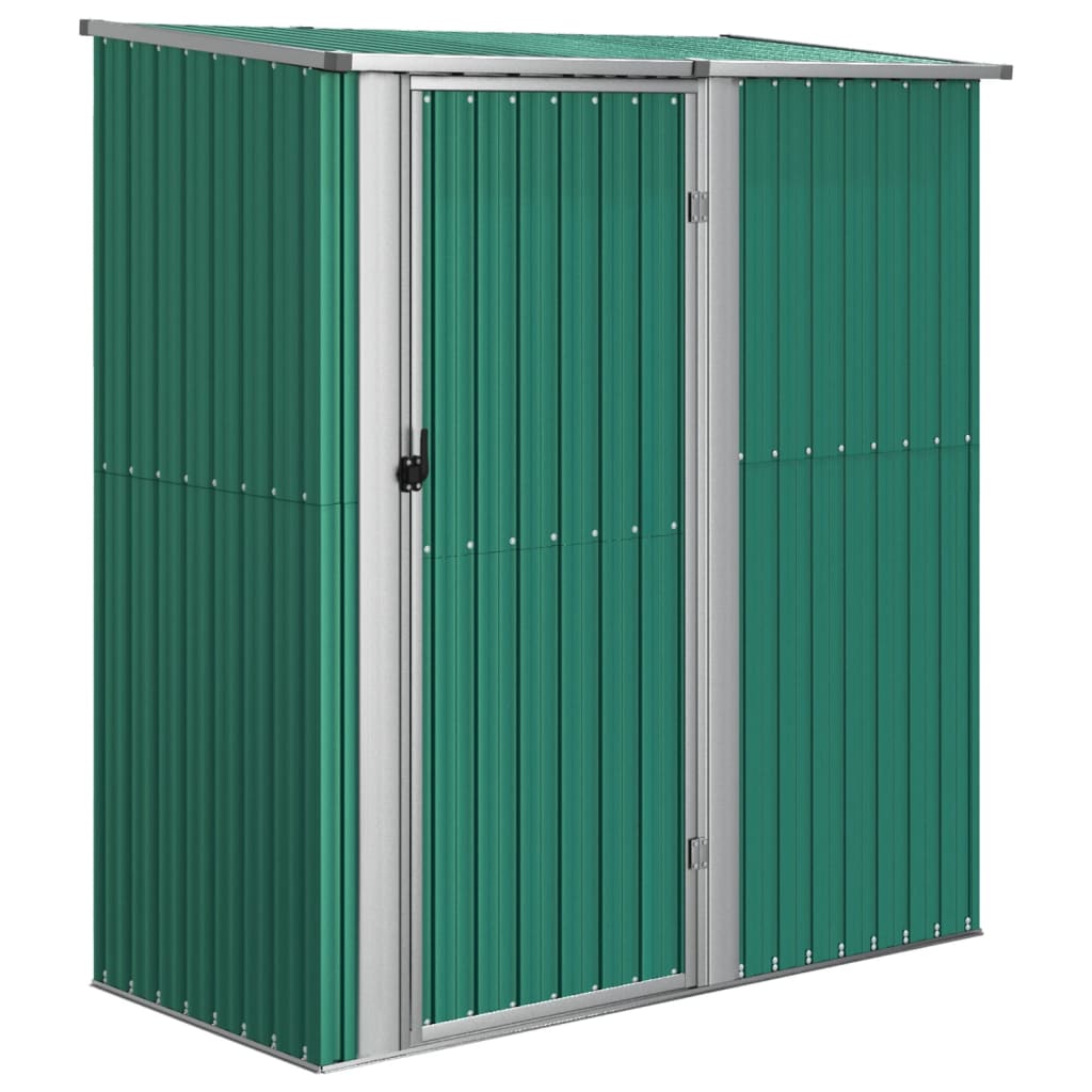 Tuinhuis Groen 180,5x97x209,5 cm Gegalvaniseerd Staal is nu te koop bij PeponiXL, paradijselijk wonen!