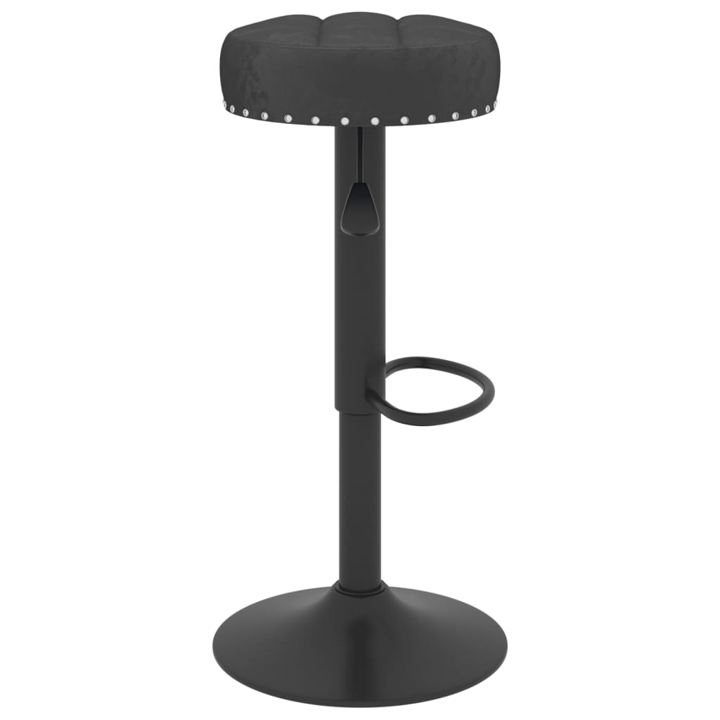 Barkrukken 2 st fluweel zwart is nu te koop bij PeponiXL, paradijselijk wonen!