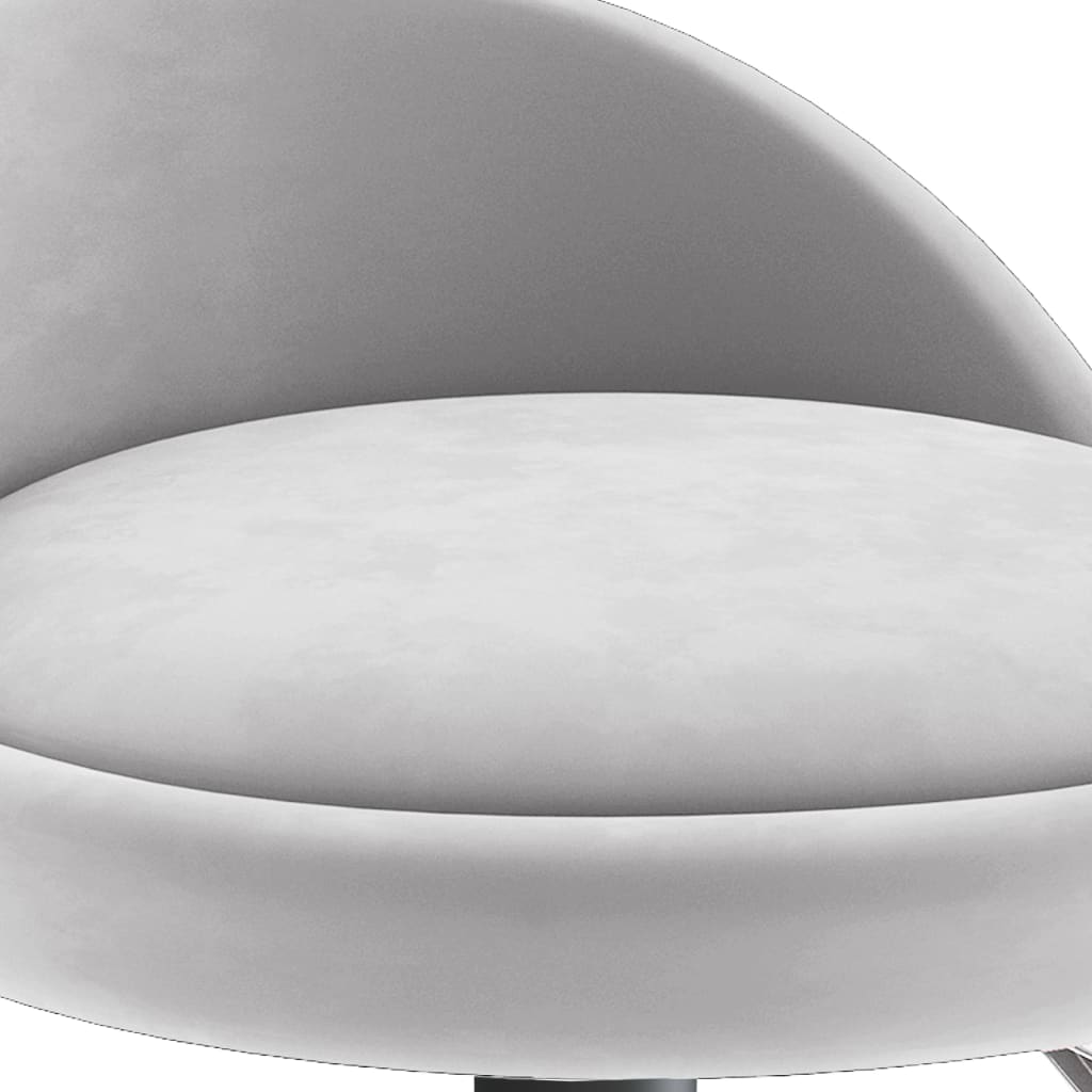 Barkrukken 2 st fluweel lichtgrijs is nu te koop bij PeponiXL, paradijselijk wonen!