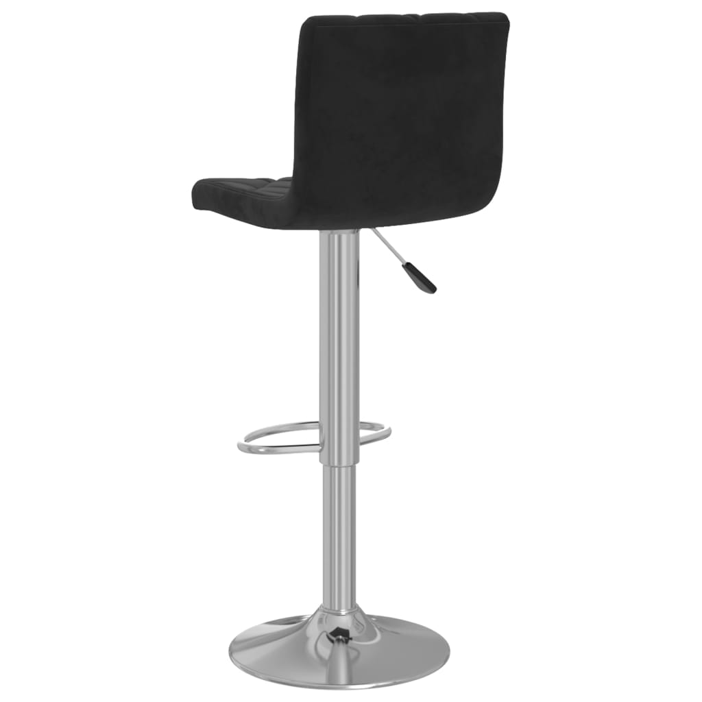 Barkrukken 2 st fluweel zwart is nu te koop bij PeponiXL, paradijselijk wonen!