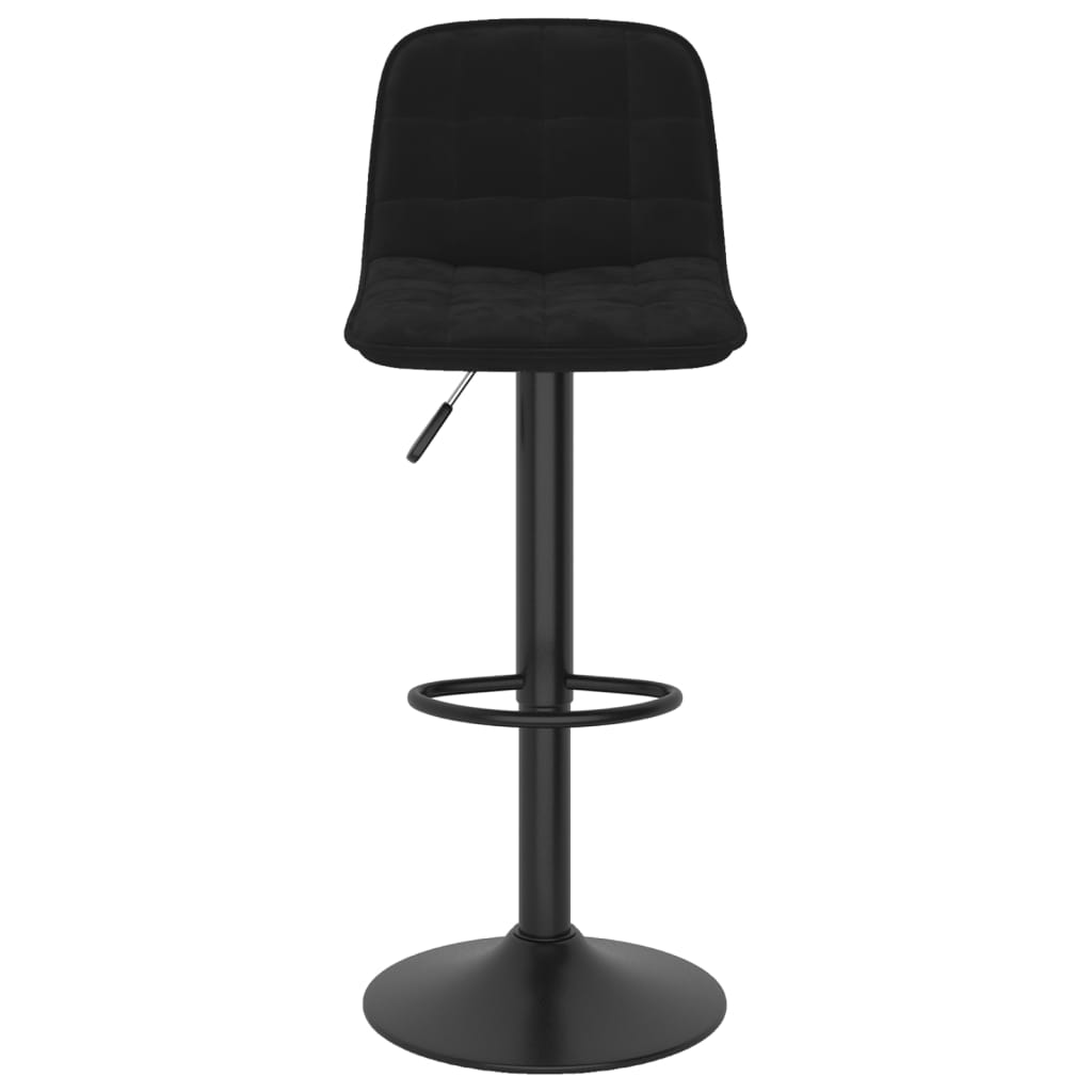 Barkrukken 2 st fluweel zwart is nu te koop bij PeponiXL, paradijselijk wonen!