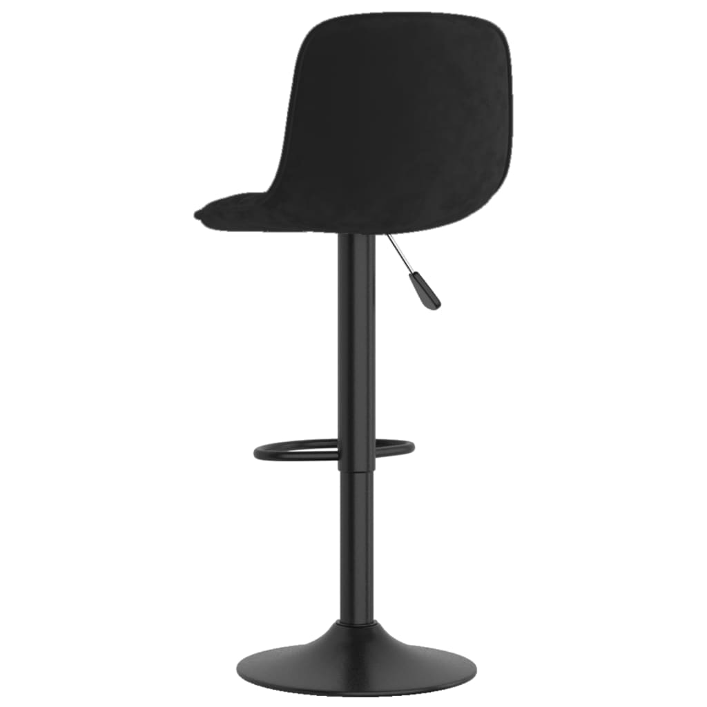 Barkrukken 2 st fluweel zwart is nu te koop bij PeponiXL, paradijselijk wonen!