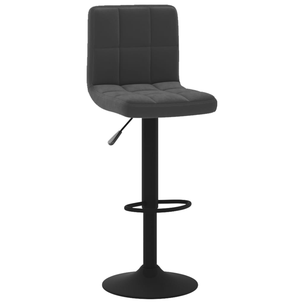 Barkrukken 2 st fluweel zwart is nu te koop bij PeponiXL, paradijselijk wonen!