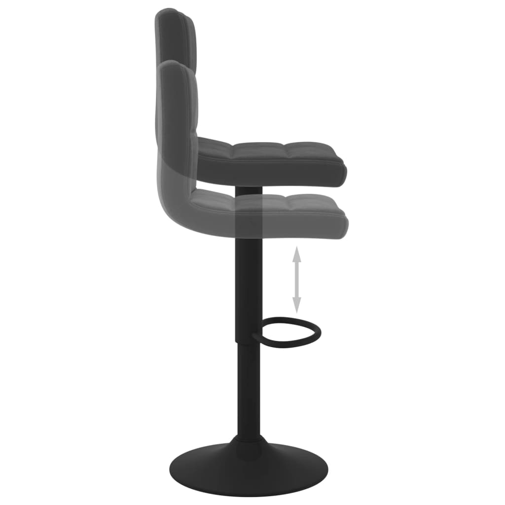 Barkrukken 2 st fluweel zwart is nu te koop bij PeponiXL, paradijselijk wonen!