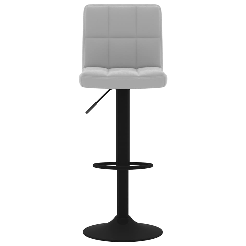 Barkrukken 2 st fluweel lichtgrijs is nu te koop bij PeponiXL, paradijselijk wonen!