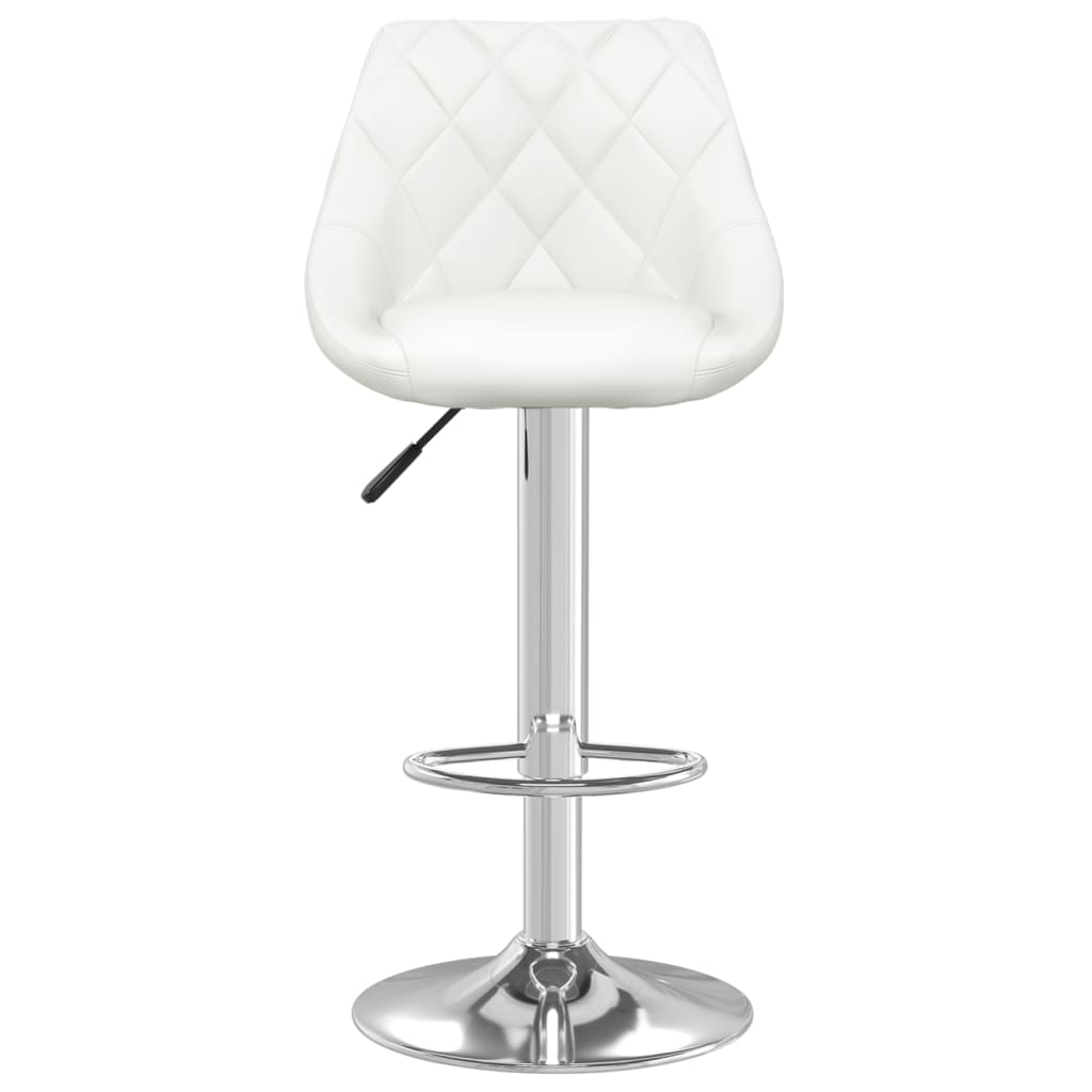 Barstoelen 2 st kunstleer wit is nu te koop bij PeponiXL, paradijselijk wonen!