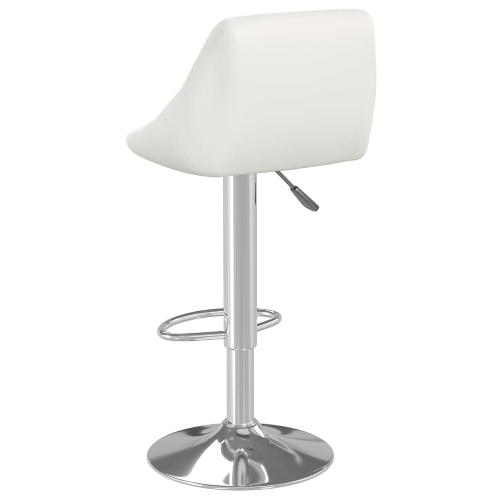 Barstoelen 2 st kunstleer wit is nu te koop bij PeponiXL, paradijselijk wonen!
