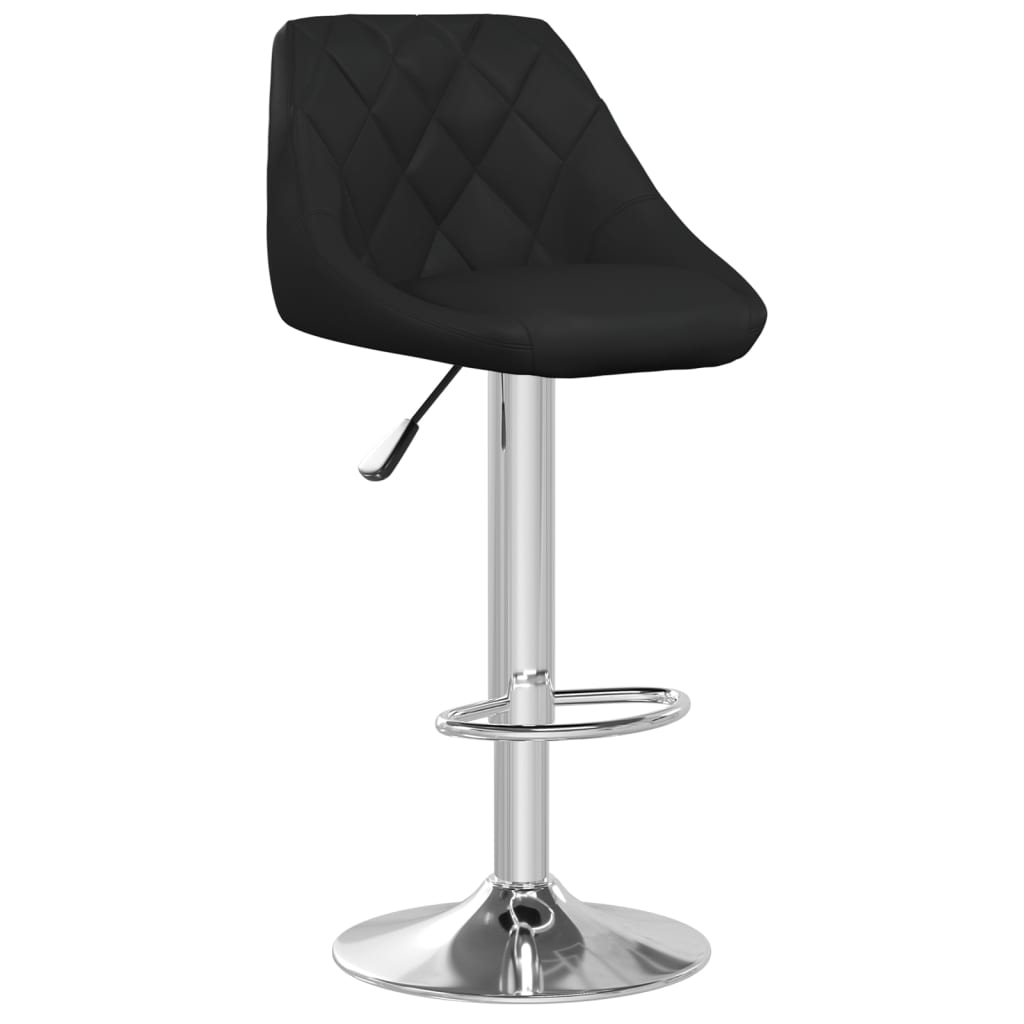 Barstoelen 2 st kunstleer zwart is nu te koop bij PeponiXL, paradijselijk wonen!