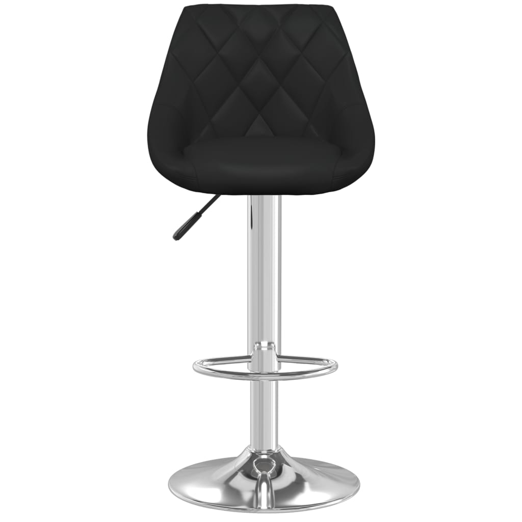 Barstoelen 2 st kunstleer zwart is nu te koop bij PeponiXL, paradijselijk wonen!