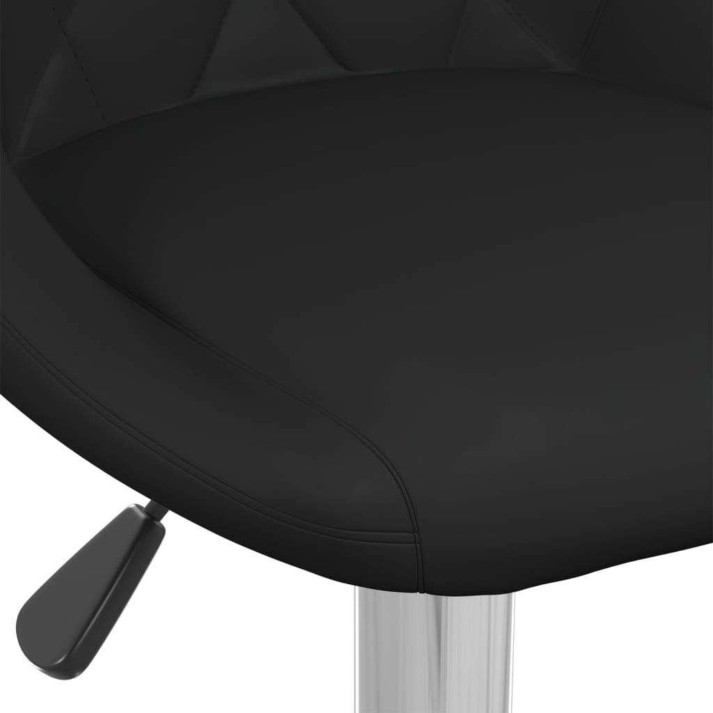 Barstoelen 2 st kunstleer zwart is nu te koop bij PeponiXL, paradijselijk wonen!