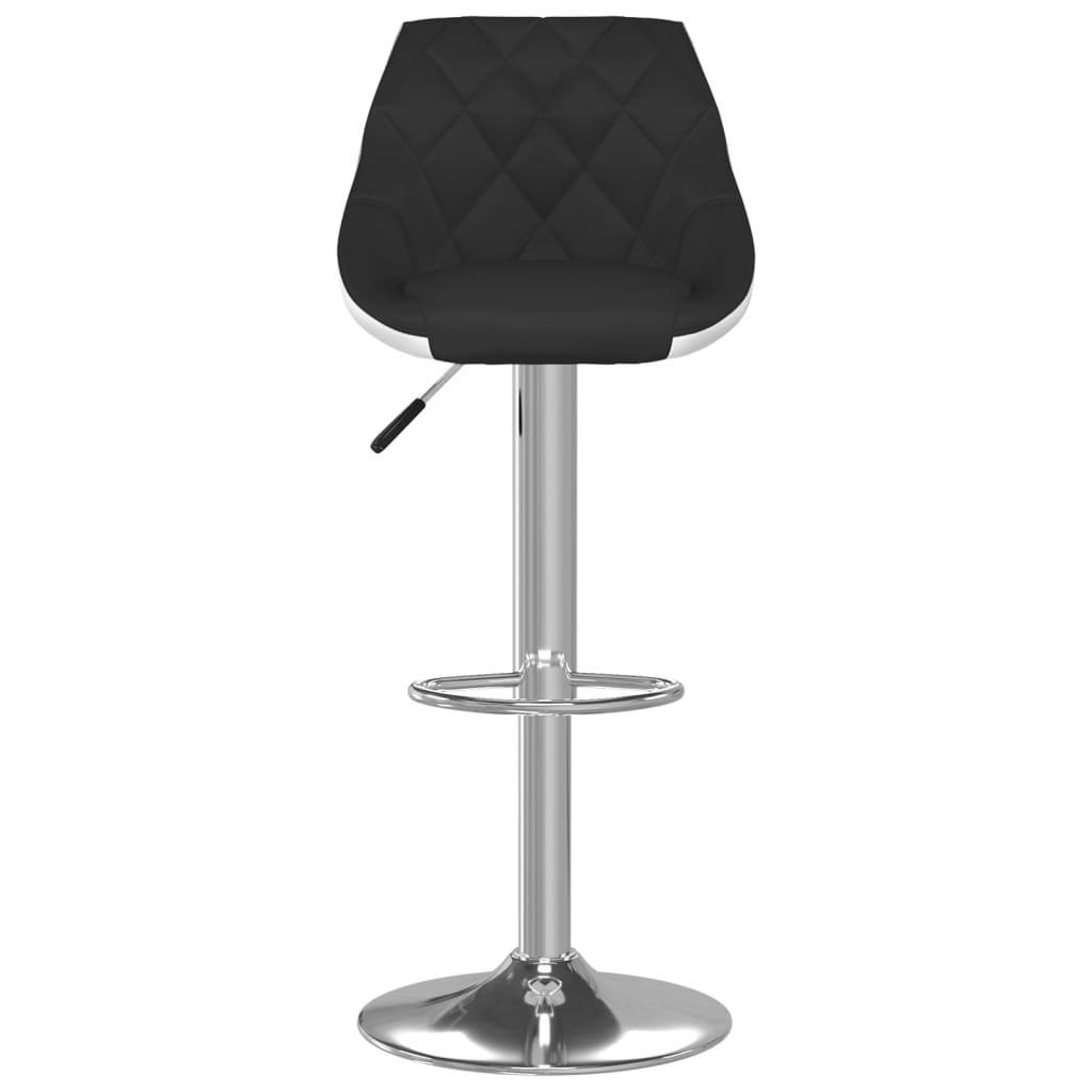 Barkrukken 2 st kunstleer zwart en wit is nu te koop bij PeponiXL, paradijselijk wonen!