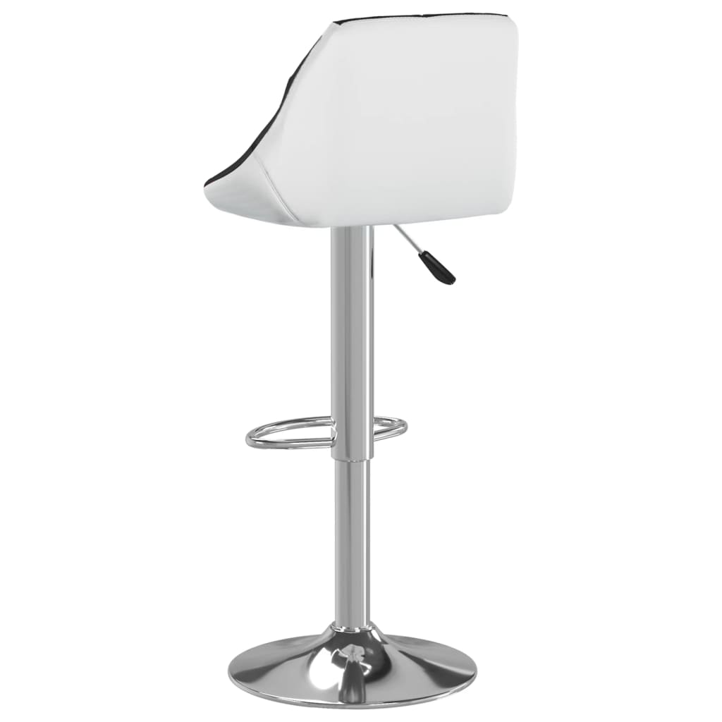 Barkrukken 2 st kunstleer zwart en wit is nu te koop bij PeponiXL, paradijselijk wonen!