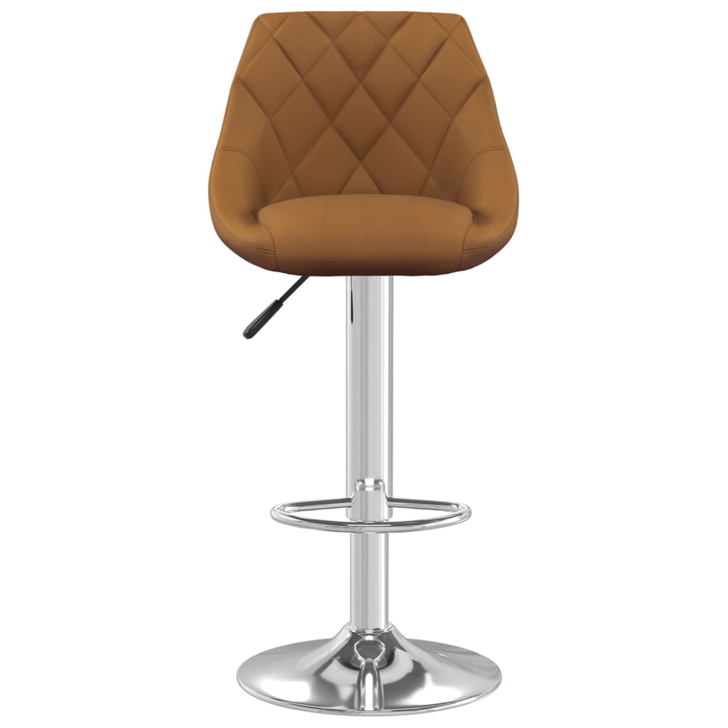 Barkrukken 2 st fluweel bruin is nu te koop bij PeponiXL, paradijselijk wonen!