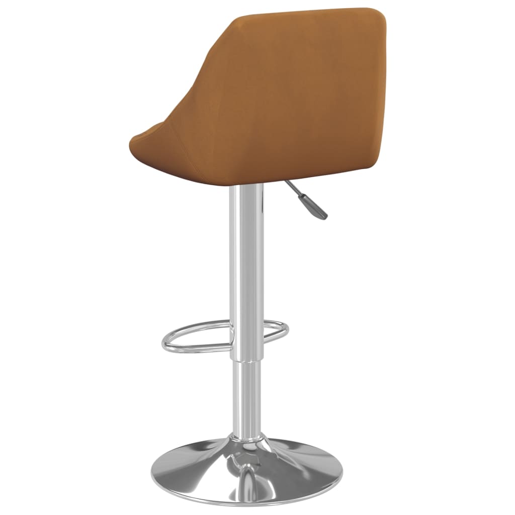 Barkrukken 2 st fluweel bruin is nu te koop bij PeponiXL, paradijselijk wonen!