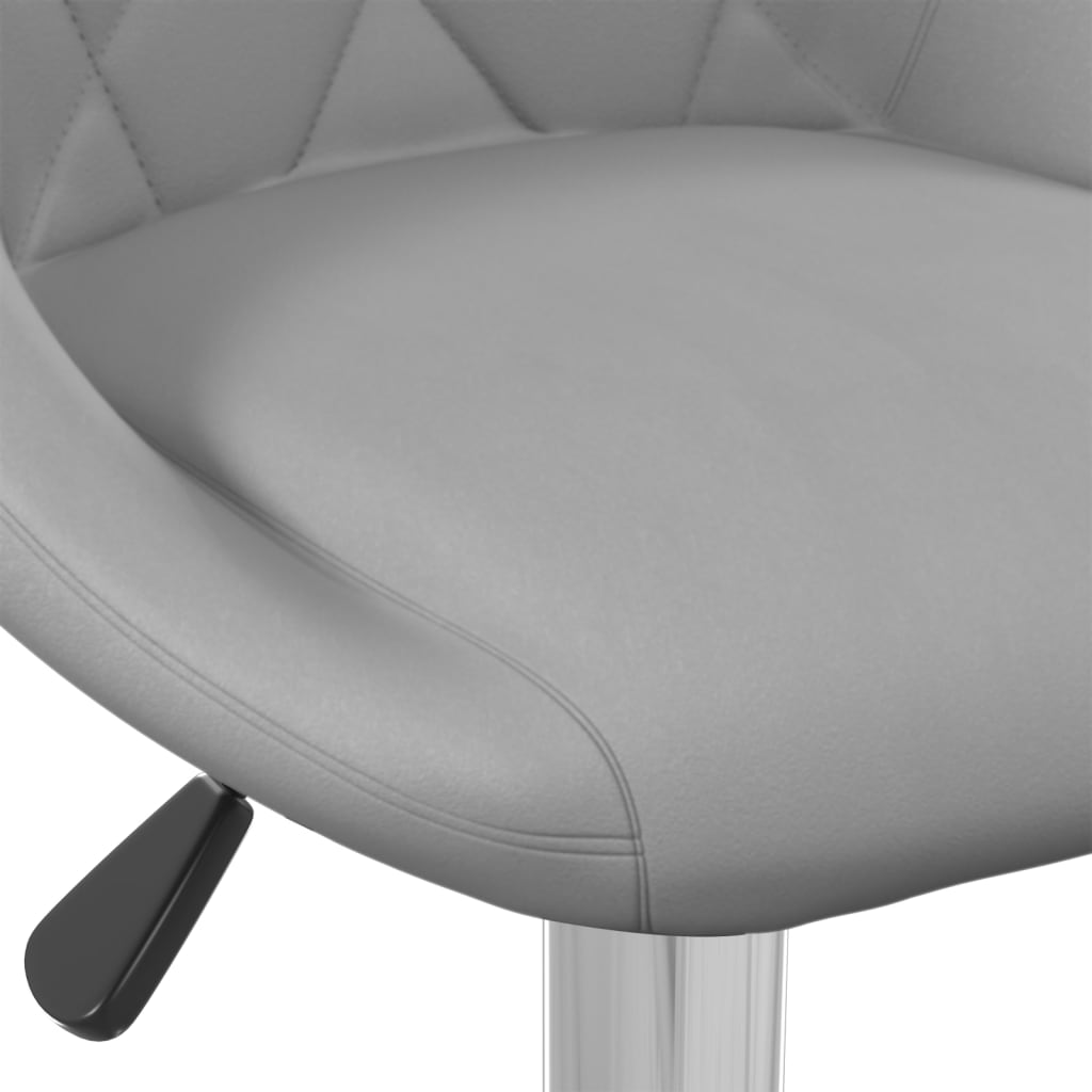 Barkrukken 2 st fluweel lichtgrijs is nu te koop bij PeponiXL, paradijselijk wonen!