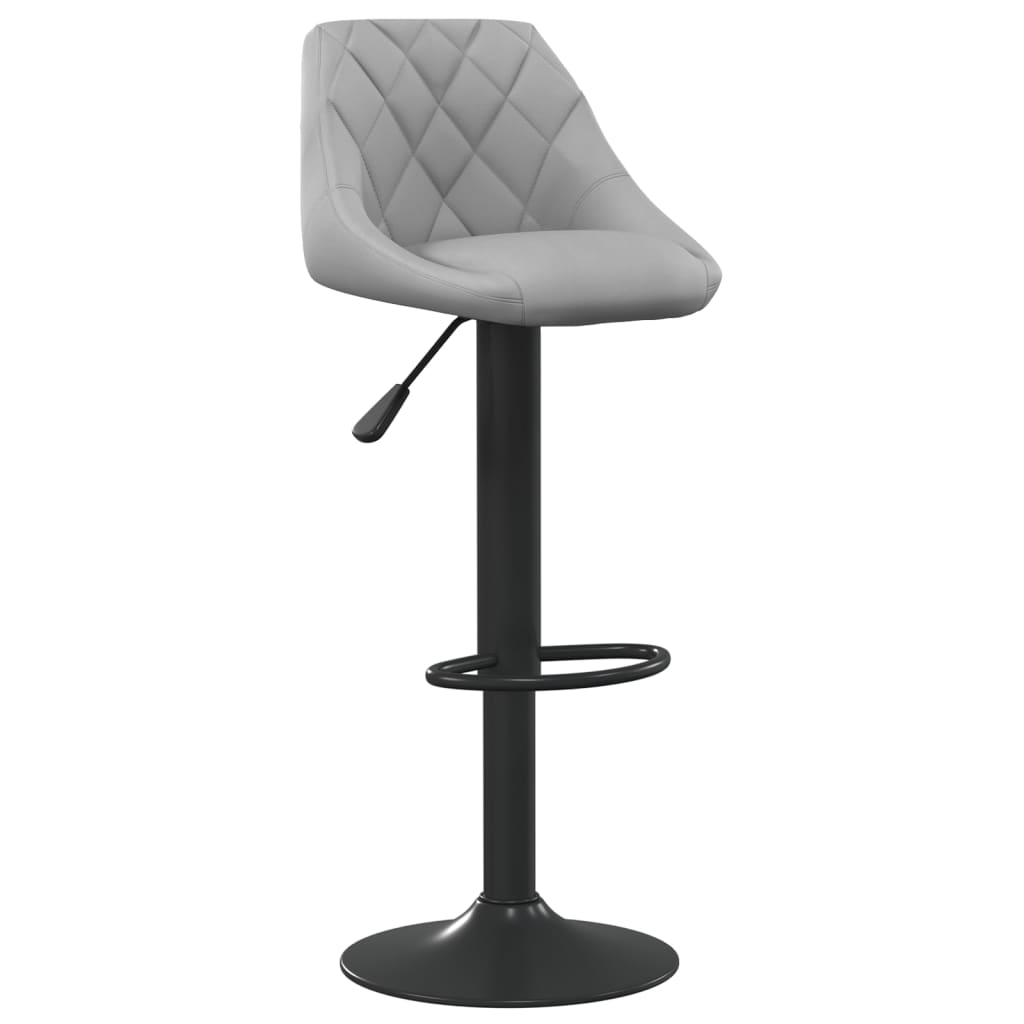 Barkruk fluweel lichtgrijs is nu te koop bij PeponiXL, paradijselijk wonen!