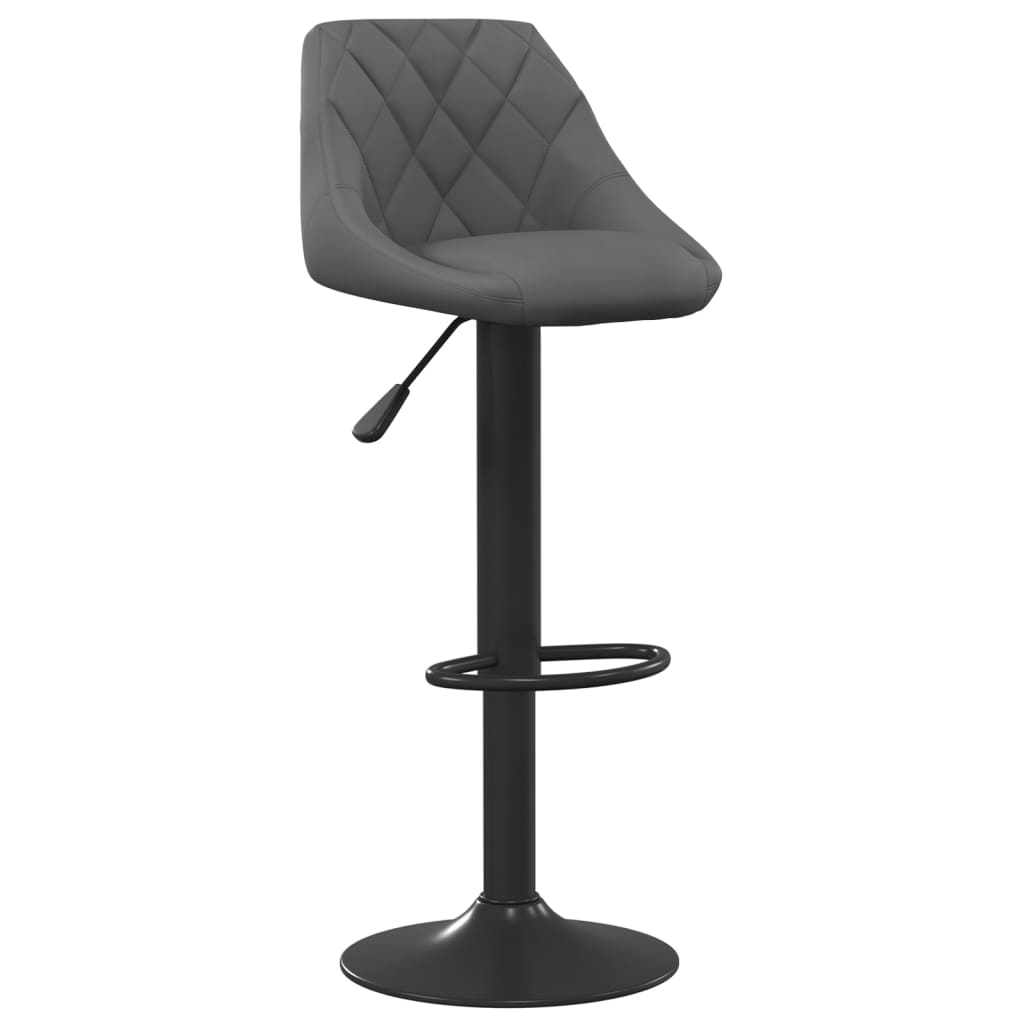 Barkrukken 2 st fluweel donkergrijs is nu te koop bij PeponiXL, paradijselijk wonen!