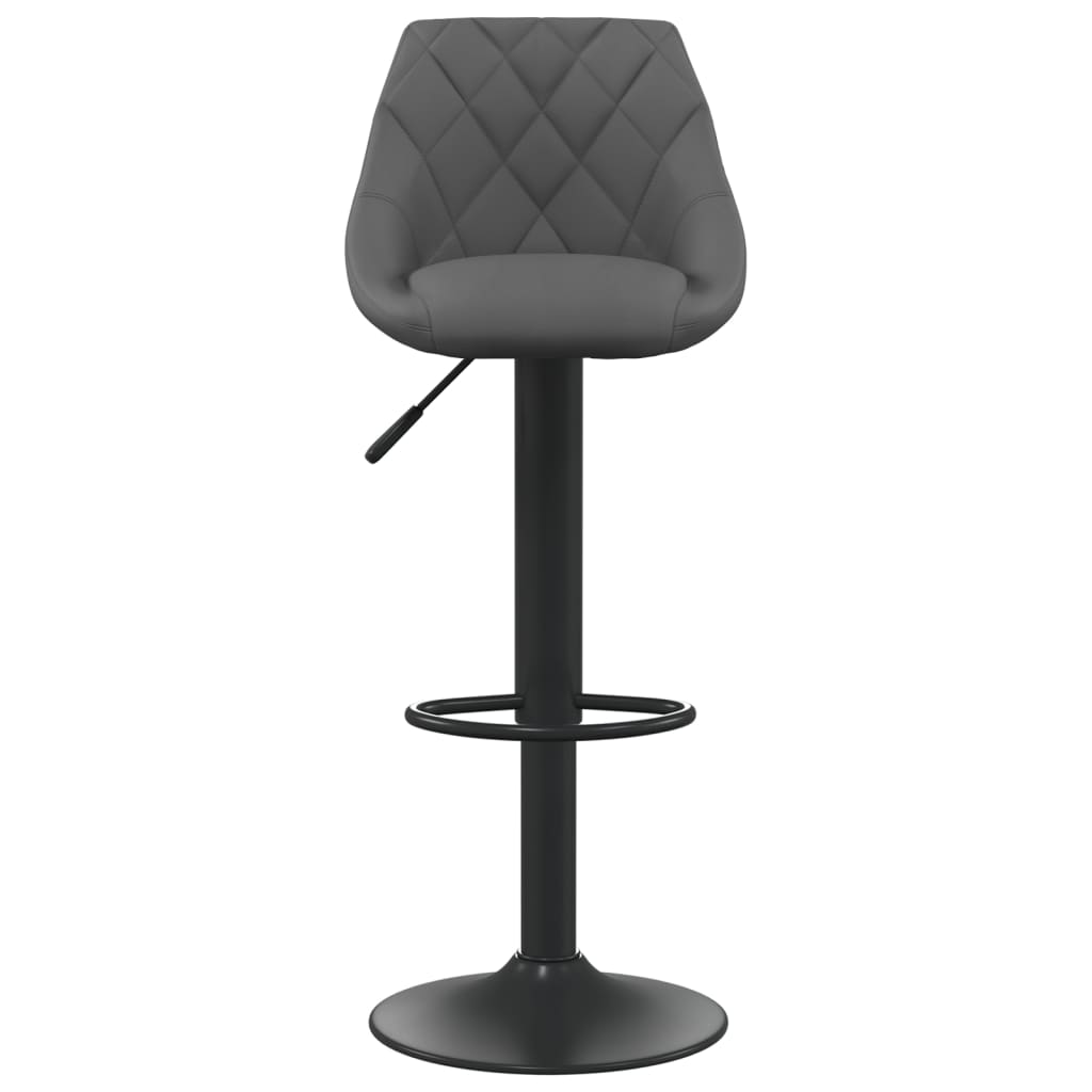 Barkrukken 2 st fluweel donkergrijs is nu te koop bij PeponiXL, paradijselijk wonen!