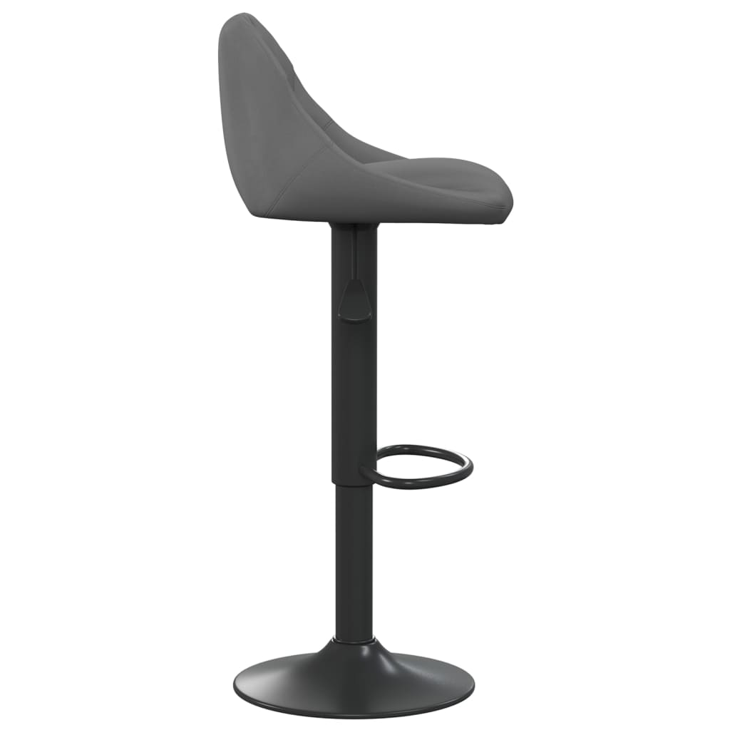 Barkrukken 2 st fluweel donkergrijs is nu te koop bij PeponiXL, paradijselijk wonen!